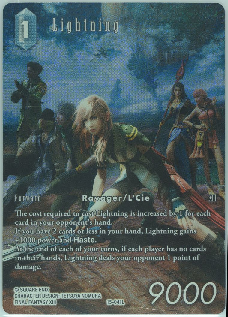 FFTCG ライトニング フルアート psa10 hidden trials 2024 Final Fantasy TCG Hidden Trials Lightning BGS 10