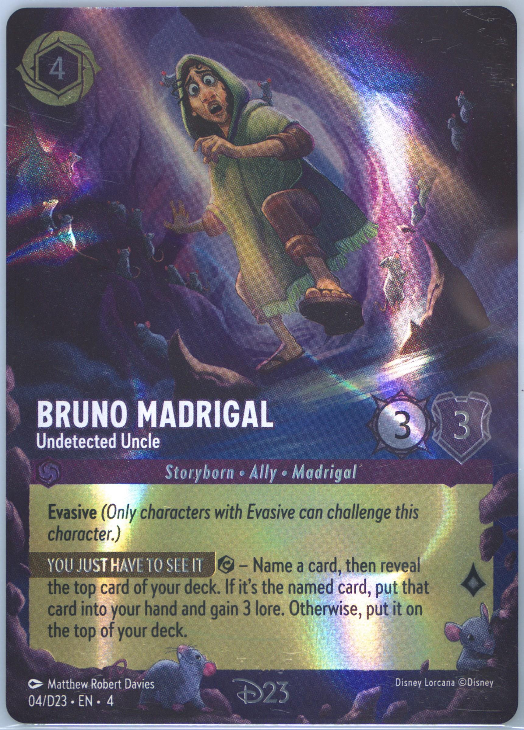 bruno lorcana card 401 Games Canada - We Don't Talk About Bruno (Enchanted) - 213/204