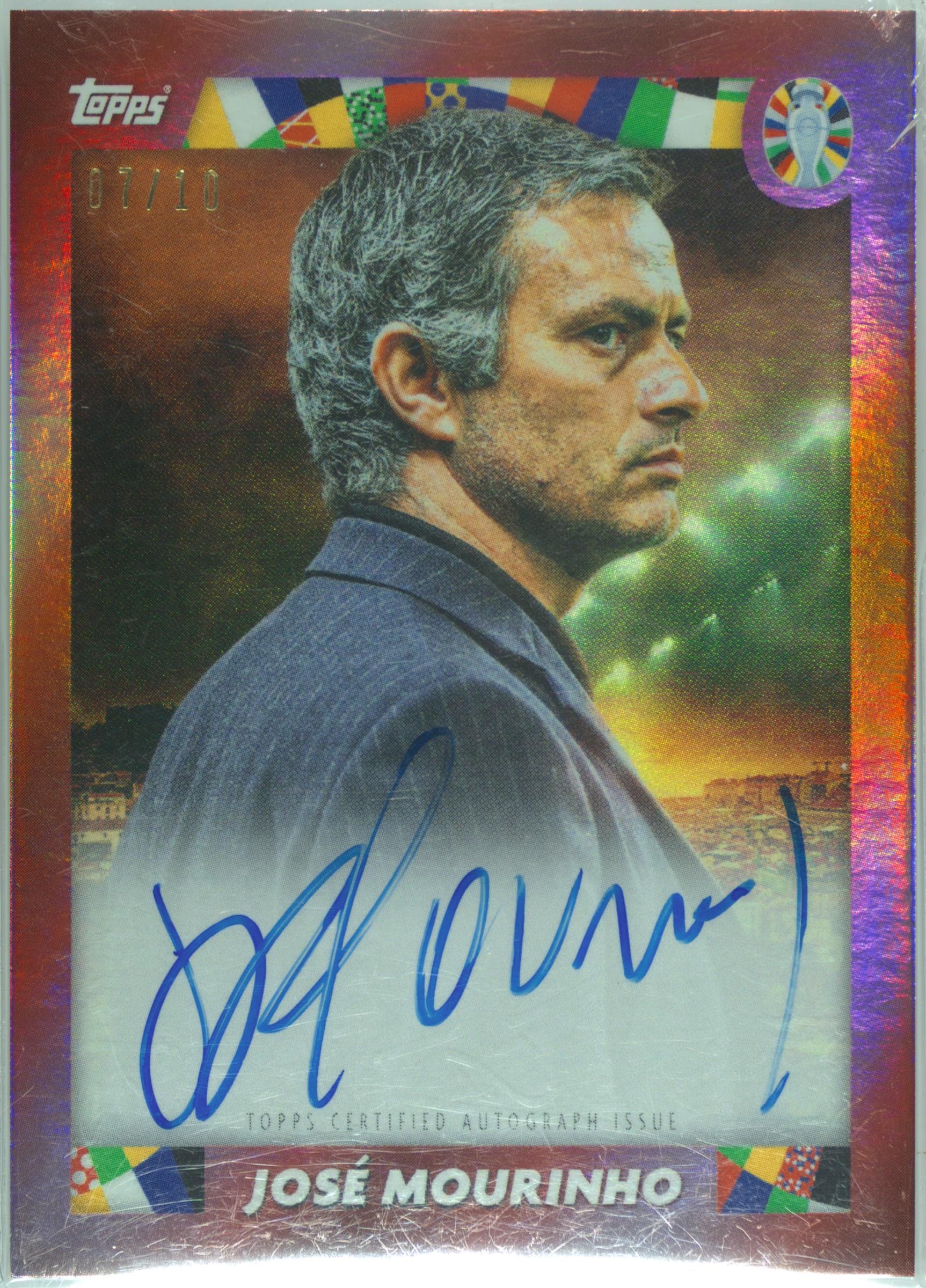 世界49枚限定！Topps MOURINHO モウリーニョ 直筆サイン PSA Spec Details