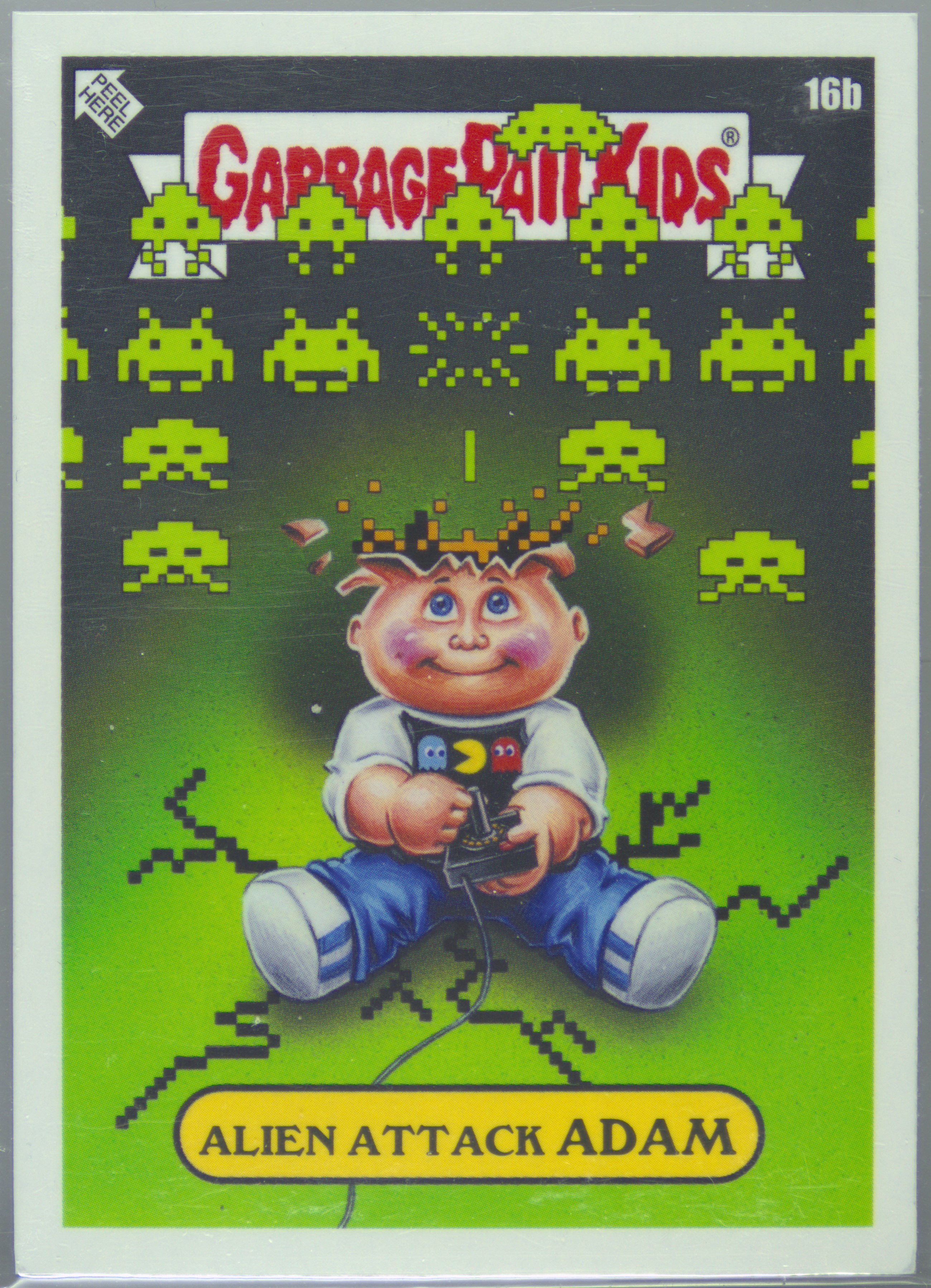 Alien Attack Adam #16B PSA 8 Garbage Pail Kids card front