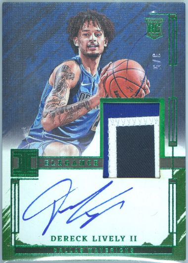 Auction Prices Realized Basketball Cards 2023 Panini Impeccable Dereck 