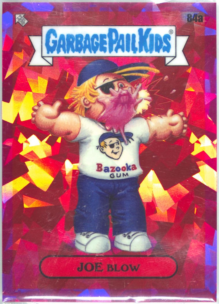 2021 Topps Garbage Pail Kids Sapphire Edition Padparadscha #84a Joe Blow front
