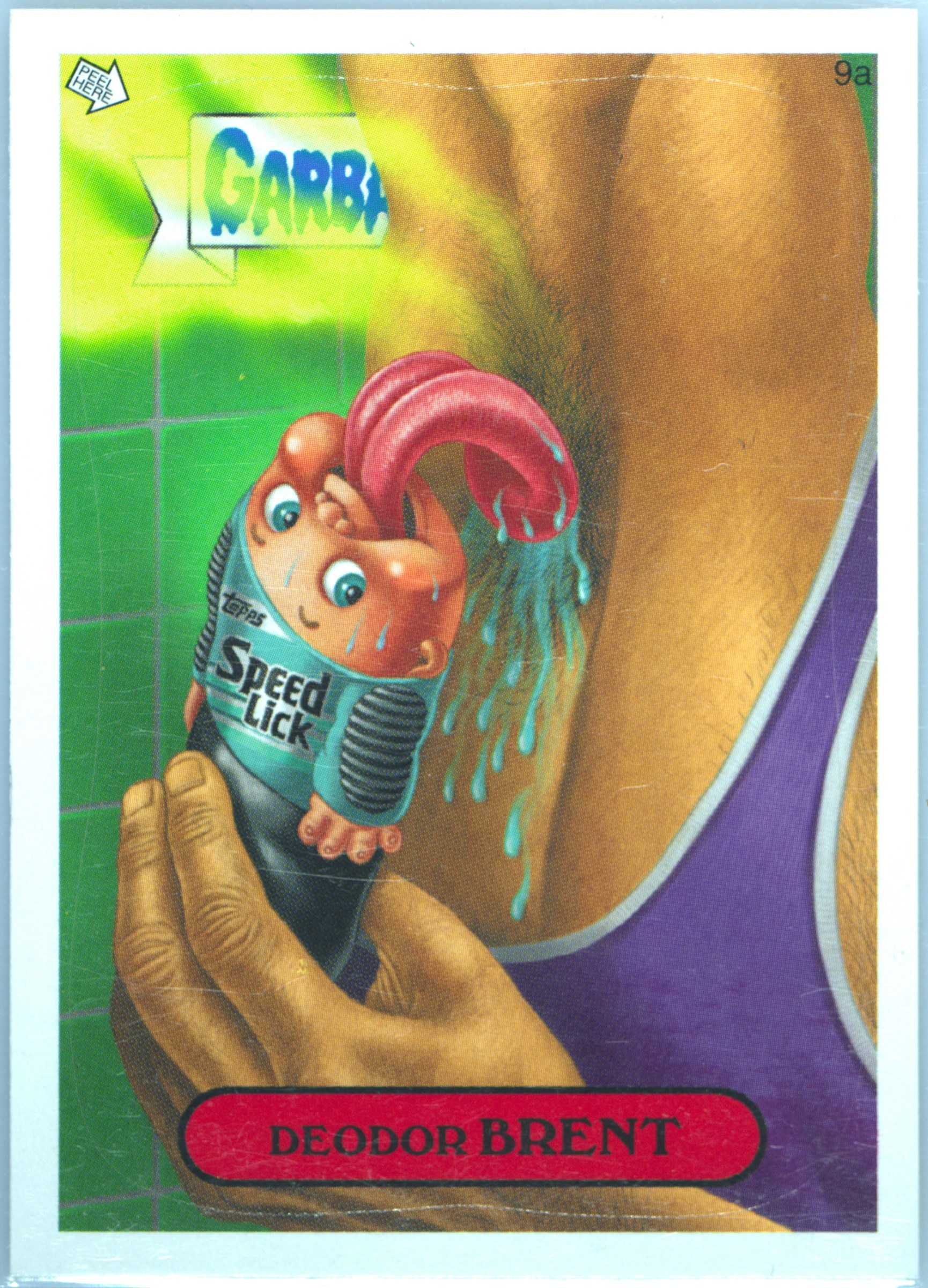 2007 Topps Garbage Pail Kids Stickers Series 7 #9a Deodor Brent front