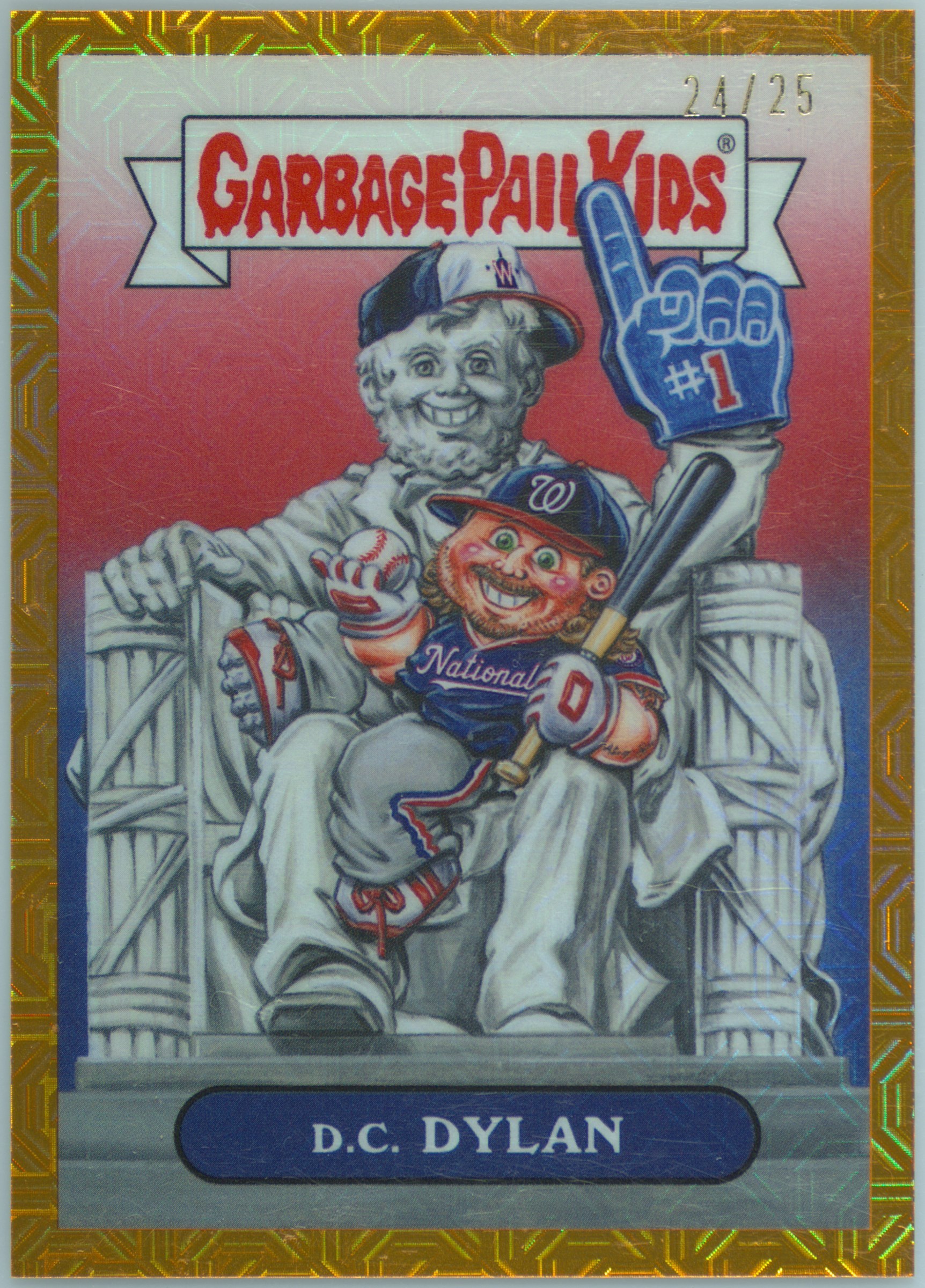 2024 Topps Bowman Chrome Mega Box Bowman GPK Orange Refractor #19 Dylan Crews Dc Dylan front