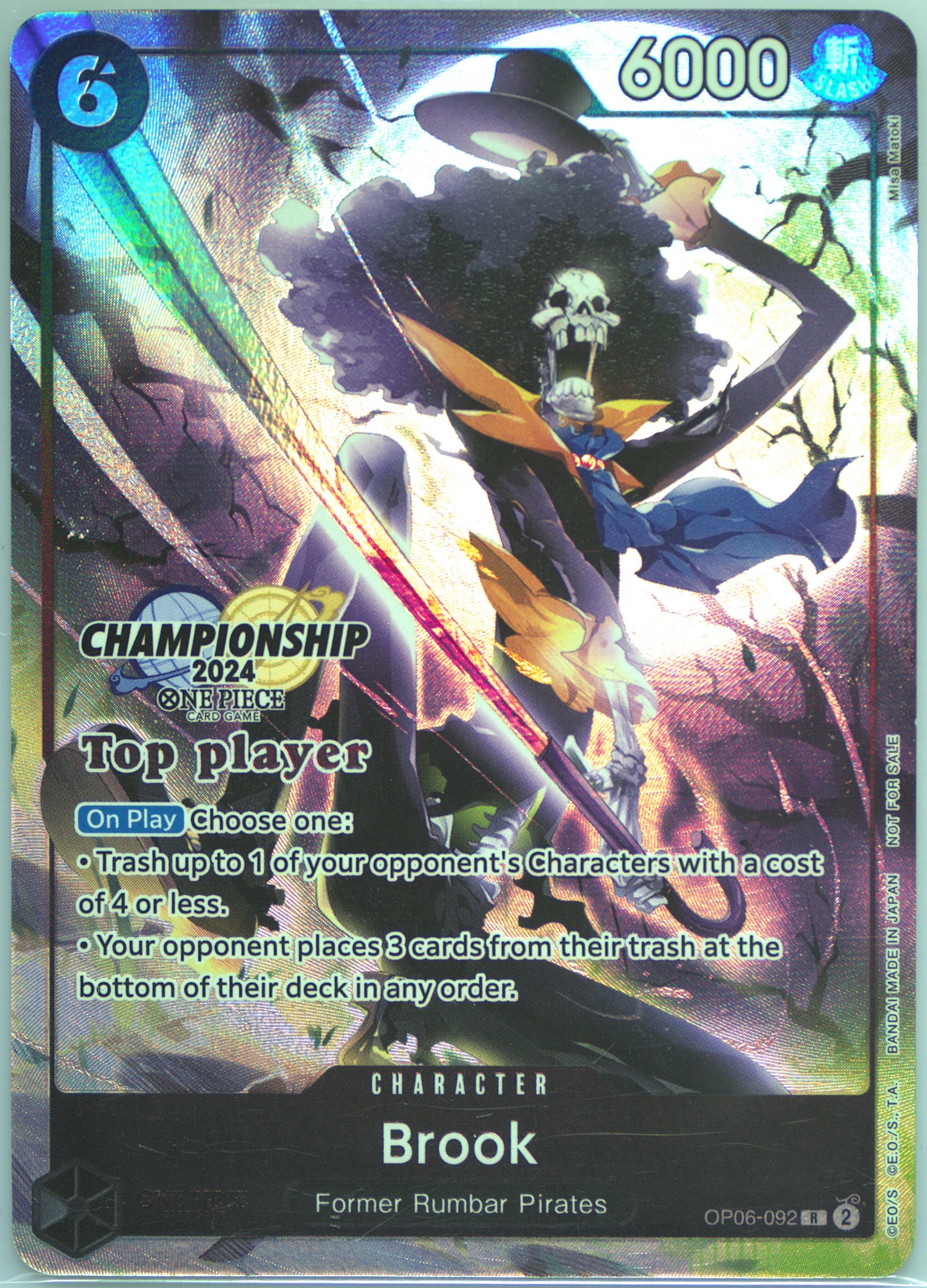 PSA10 ブルック CS2024 Top Player 英語版 Spec Details