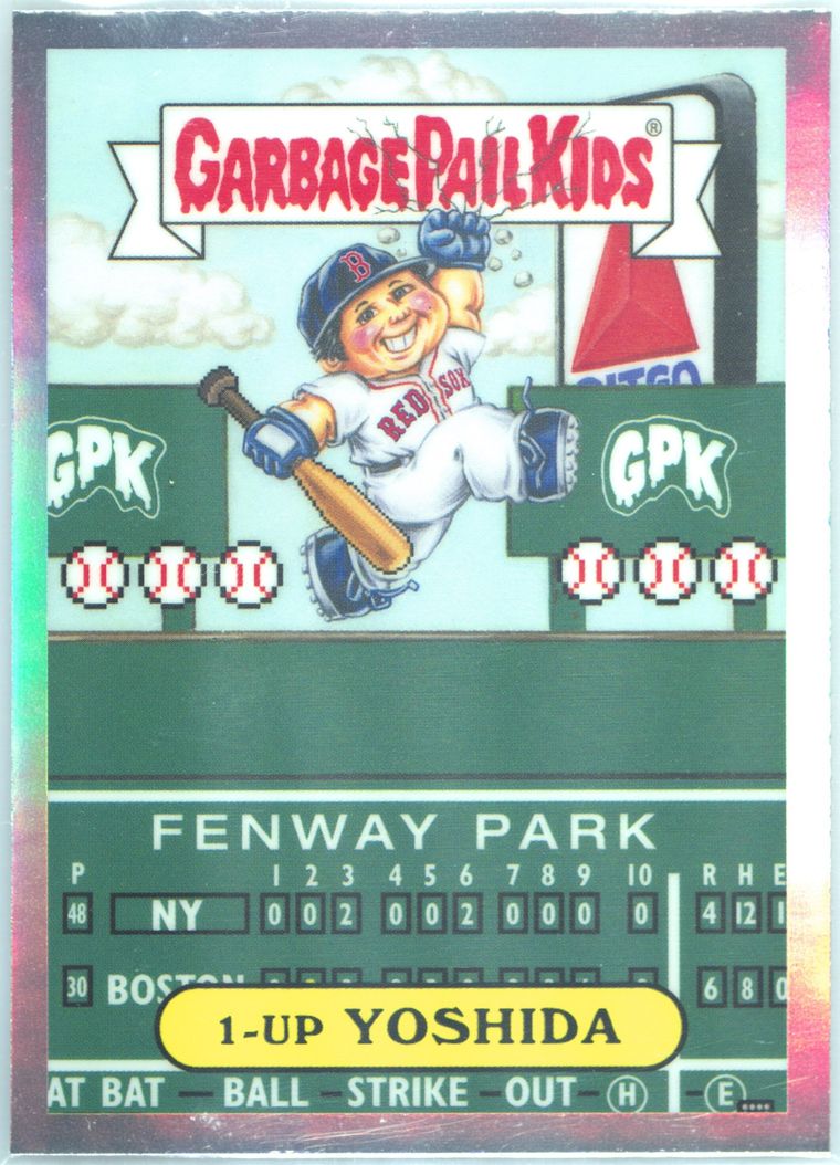 2024 Topps Bowman Chrome Bowman Garbage Pail Kids #BGP23 Masataka Yoshida 1-Up Yoshida front