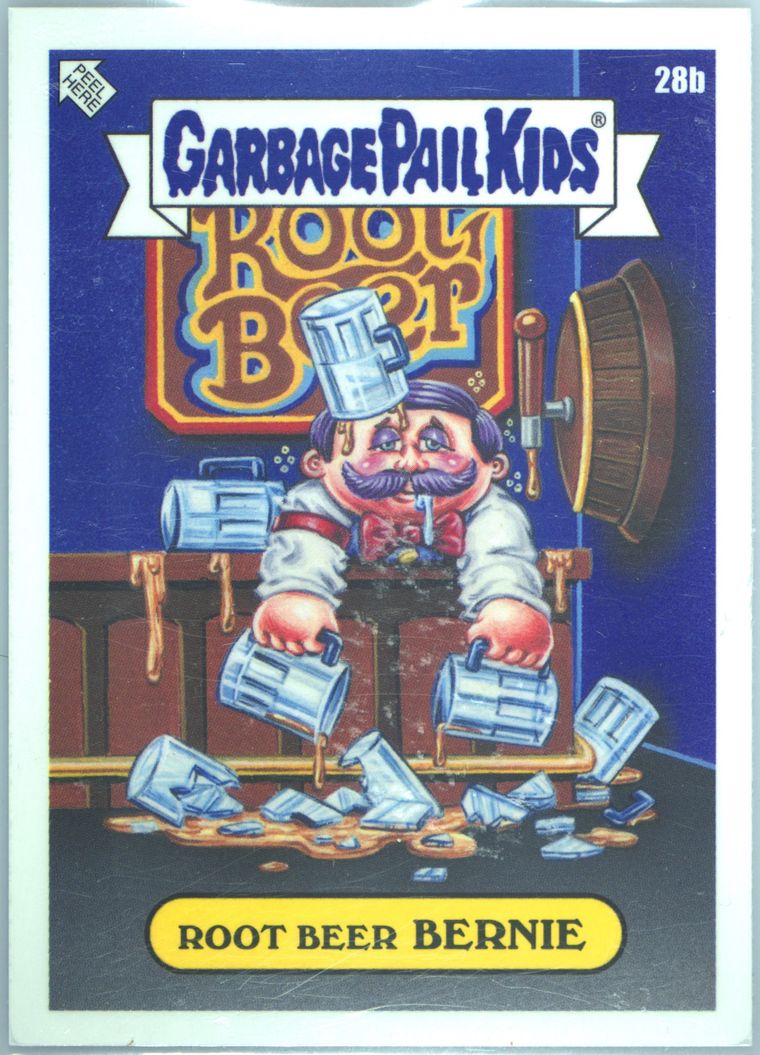 2024 Topps Garbage Pail Kids: Game Over Level 6 #28b Root Beer Bernie front