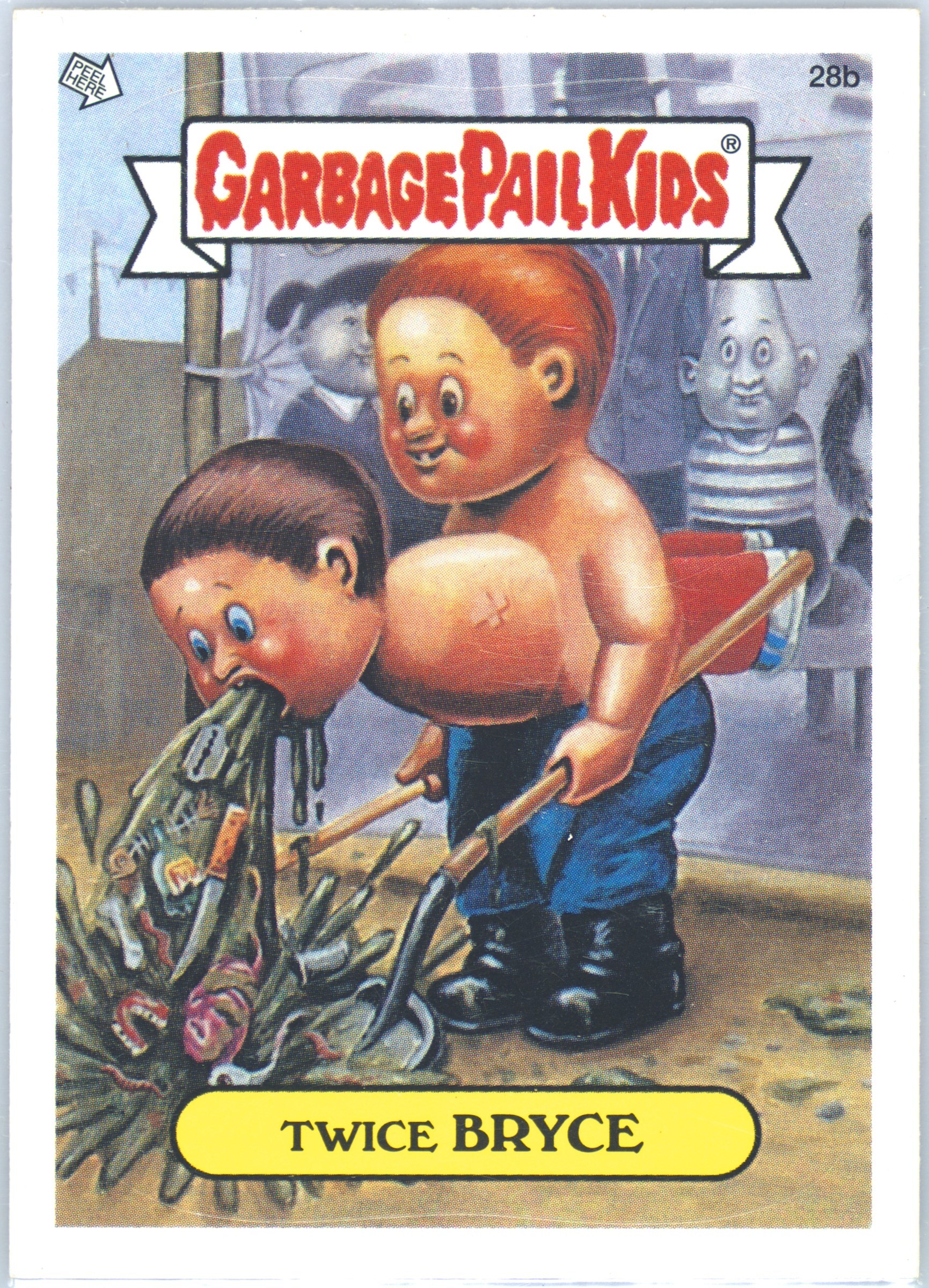 2003 Topps Garbage Pail Kids Stickers #28b Twice Bryce front