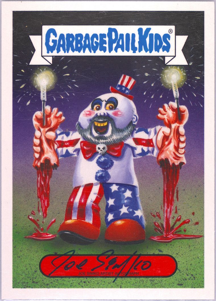 Joe Simko Artist Autograph-Sparkling Spaulding/Sid Malicious