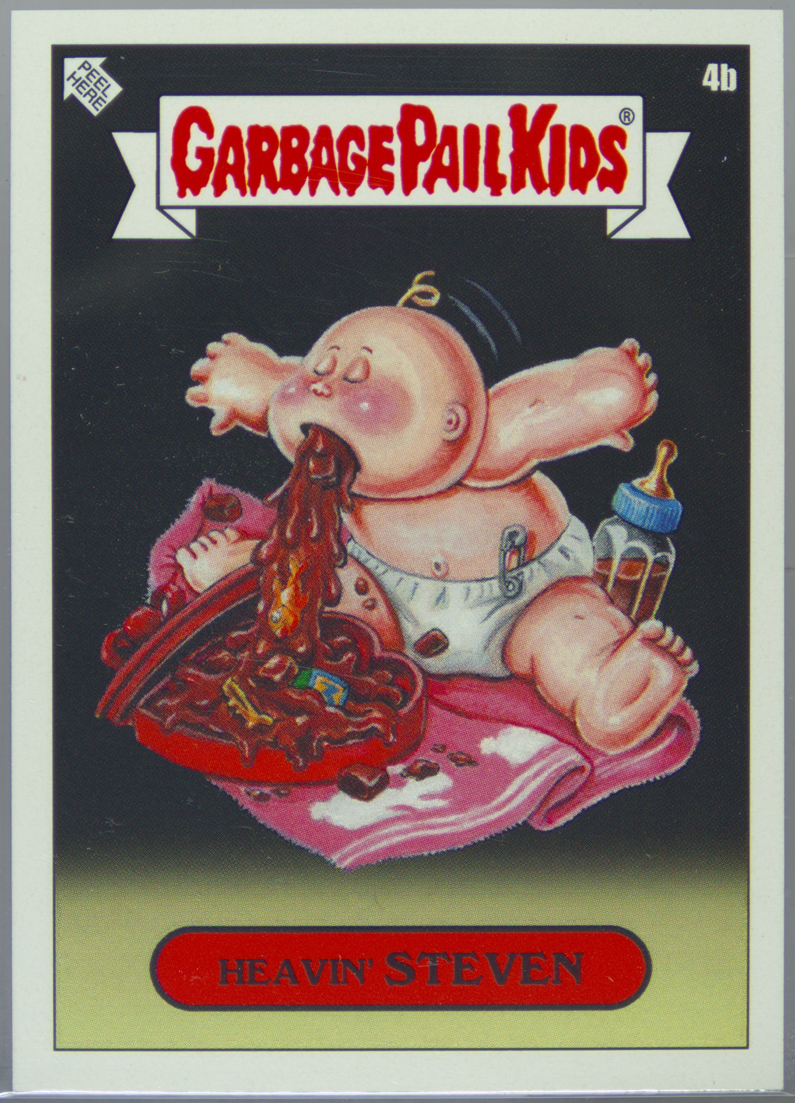 2019 Topps Garbage Pail Kids Valentine'S Day Is Gross #4b Heavin' Steven front