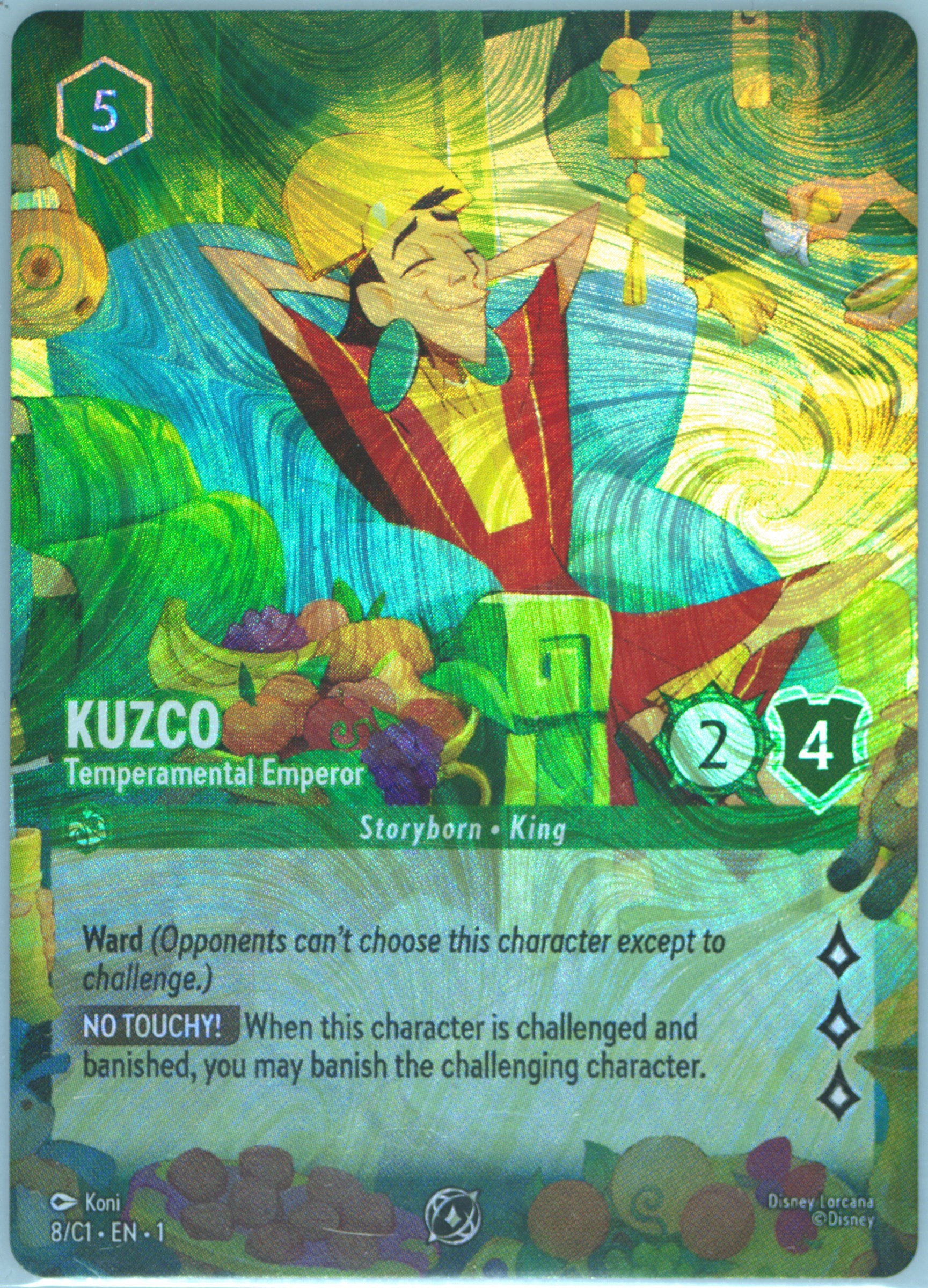 piglet lorcana card Piglet - Sturdy Swordsman (Enchanted)