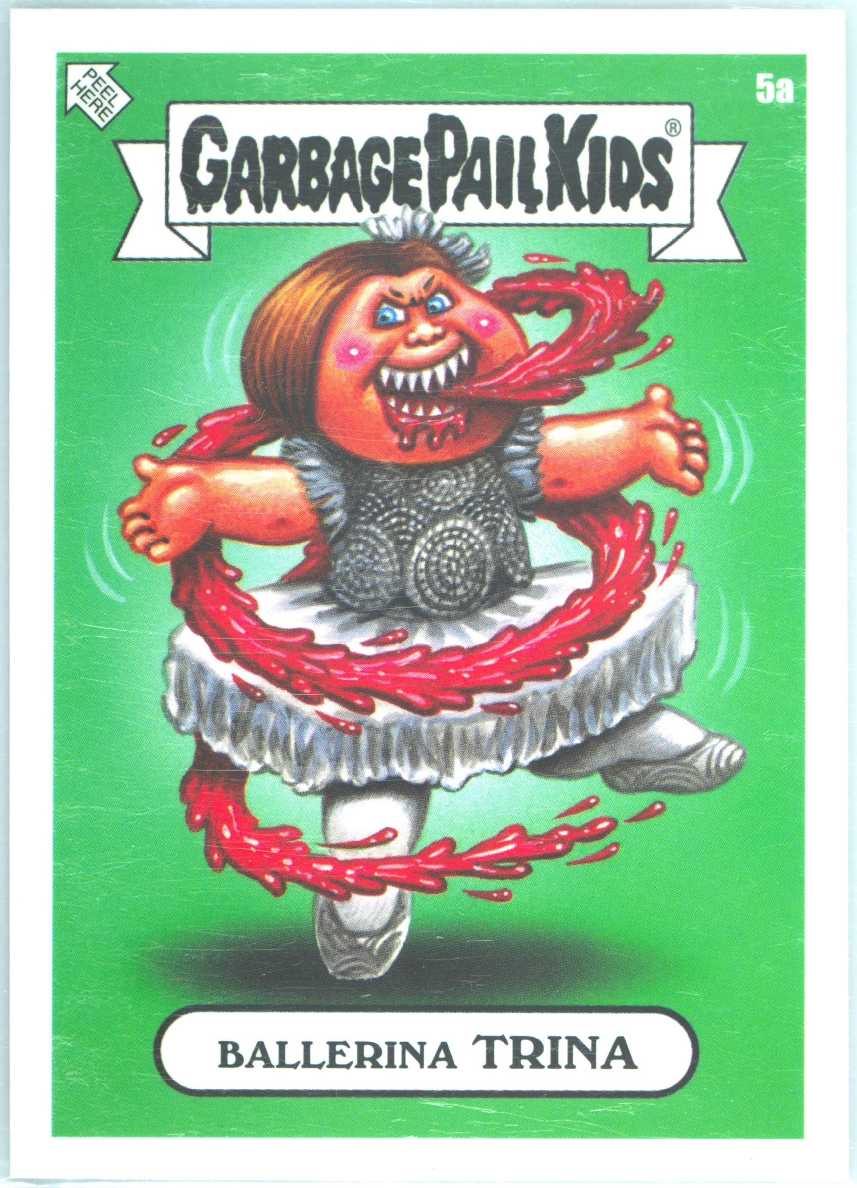2024 Topps Garbage Pail Kids Oh The Horror-Ible #5a Ballerina Trina front
