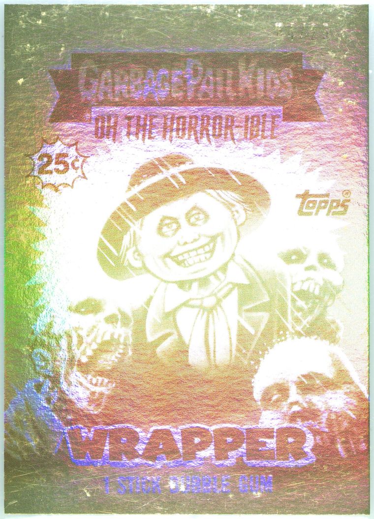 2024 Topps Garbage Pail Kids: Game Over Level 3 Gold Foil #12 Wrapper front