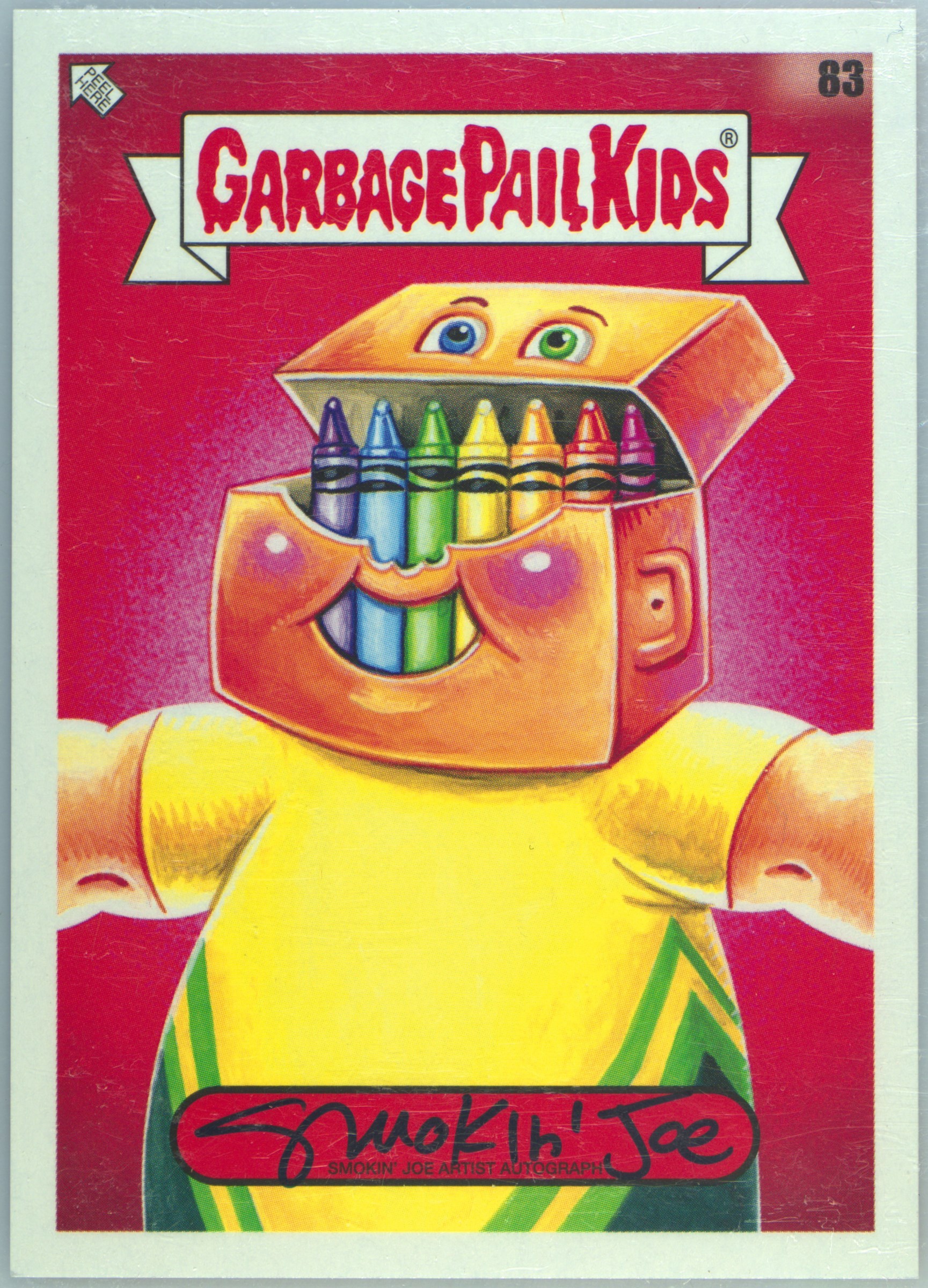 2024 Topps Garbage Pail Kids Series 1: Kids At Play Artist Autographs #83 Smokin' Joe front