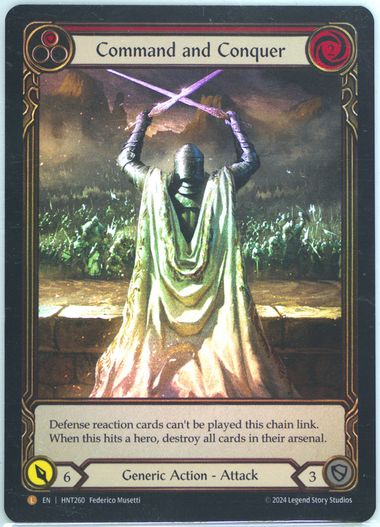 【JP】征服の命令/Command and Conquer 〔HNT260〕 Auction Prices Realized Tcg Cards 2025 FLESH AND BLOOD THE