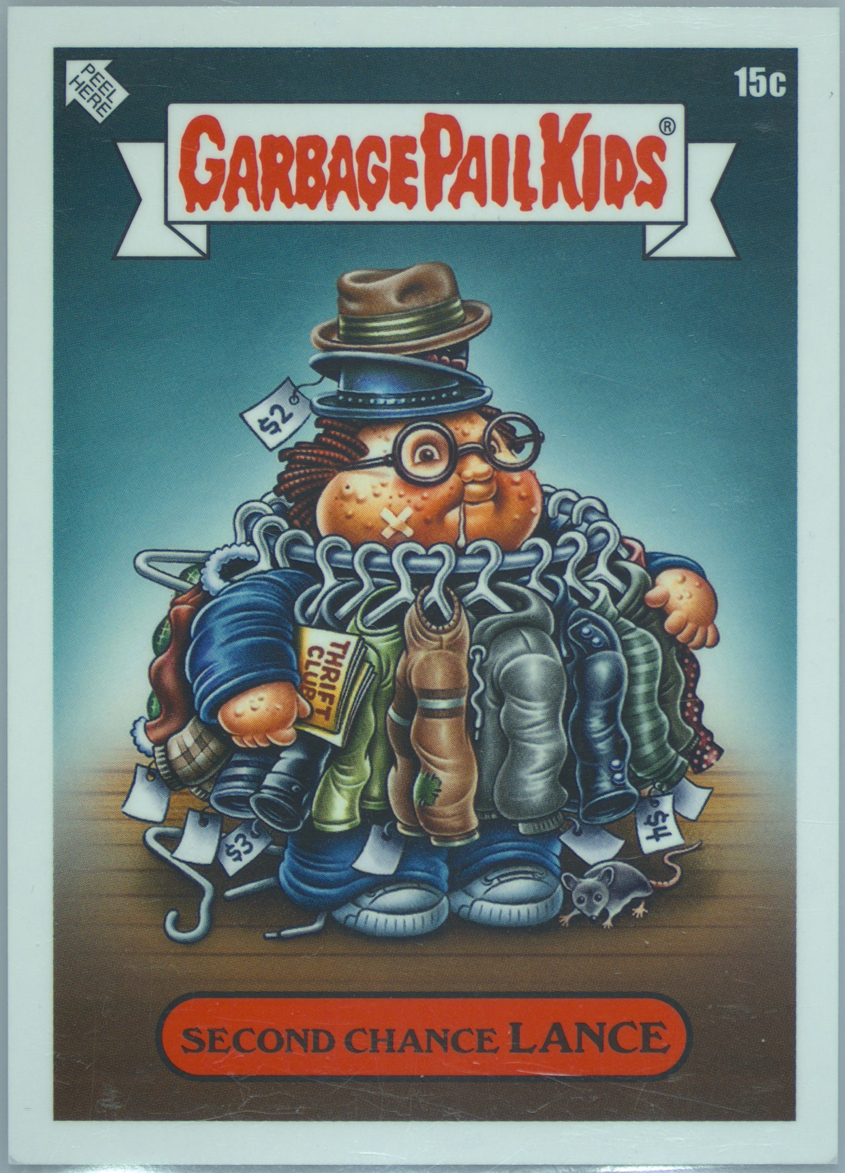 2024 Topps Garbage Pail Kids: Dressed To Grotesque #15c Second Chance Lance front
