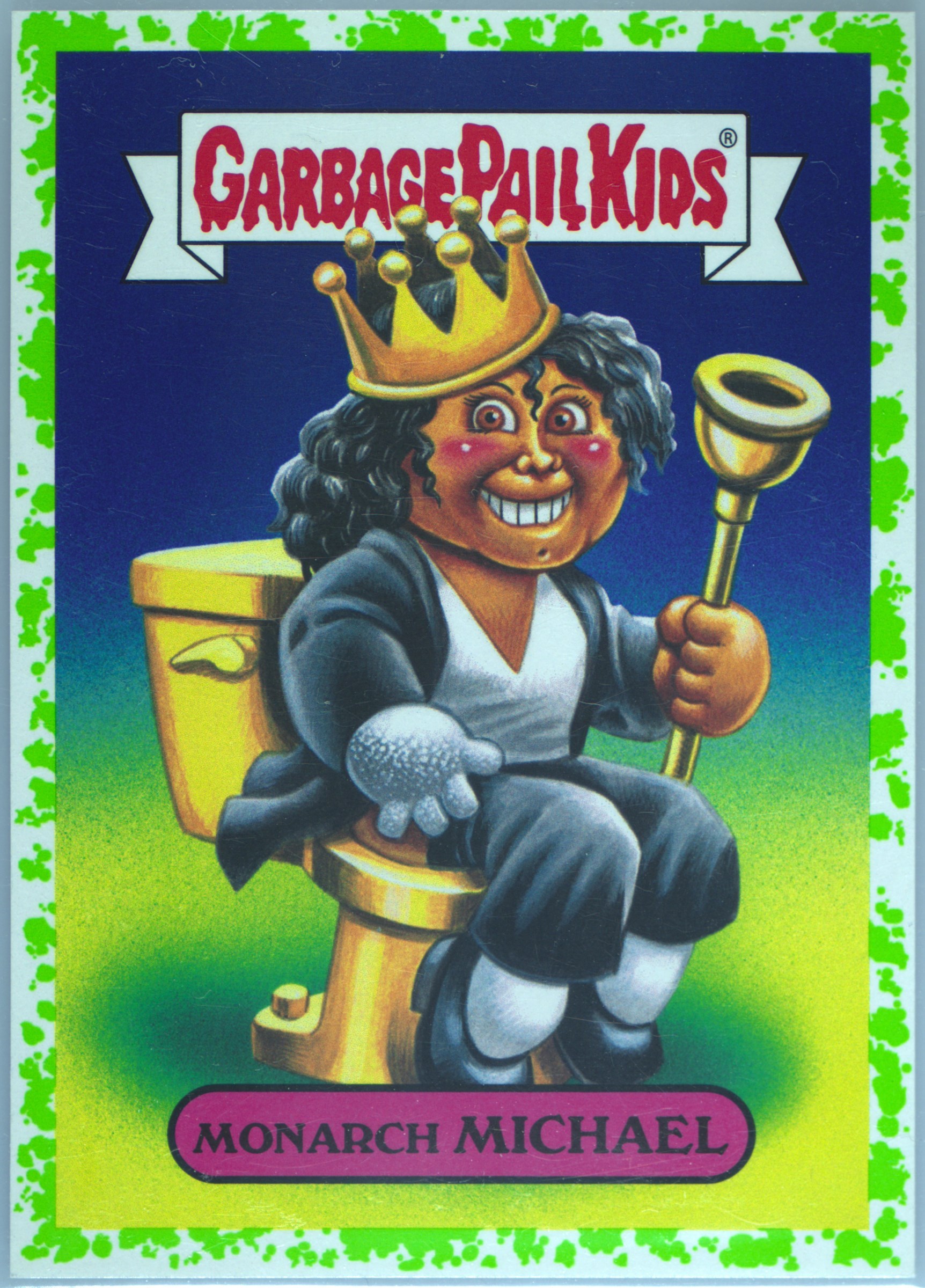 2017 Topps Garbage Pail Kids Battle Of The Bands Pop Puke #1a Monarch Michael front