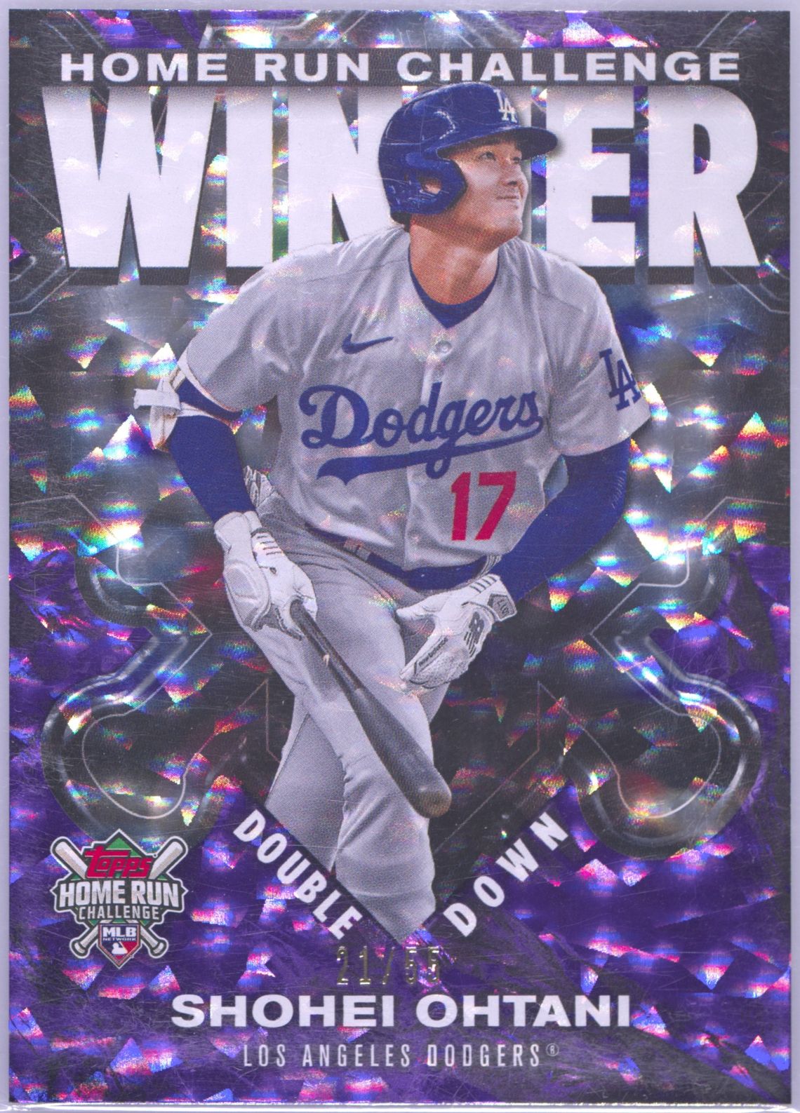 【超希少】大谷翔平WINNER HOME RUN CHALLENGE 2023 Topps Home Run Challenge Shohei Ohtani Double Down 13