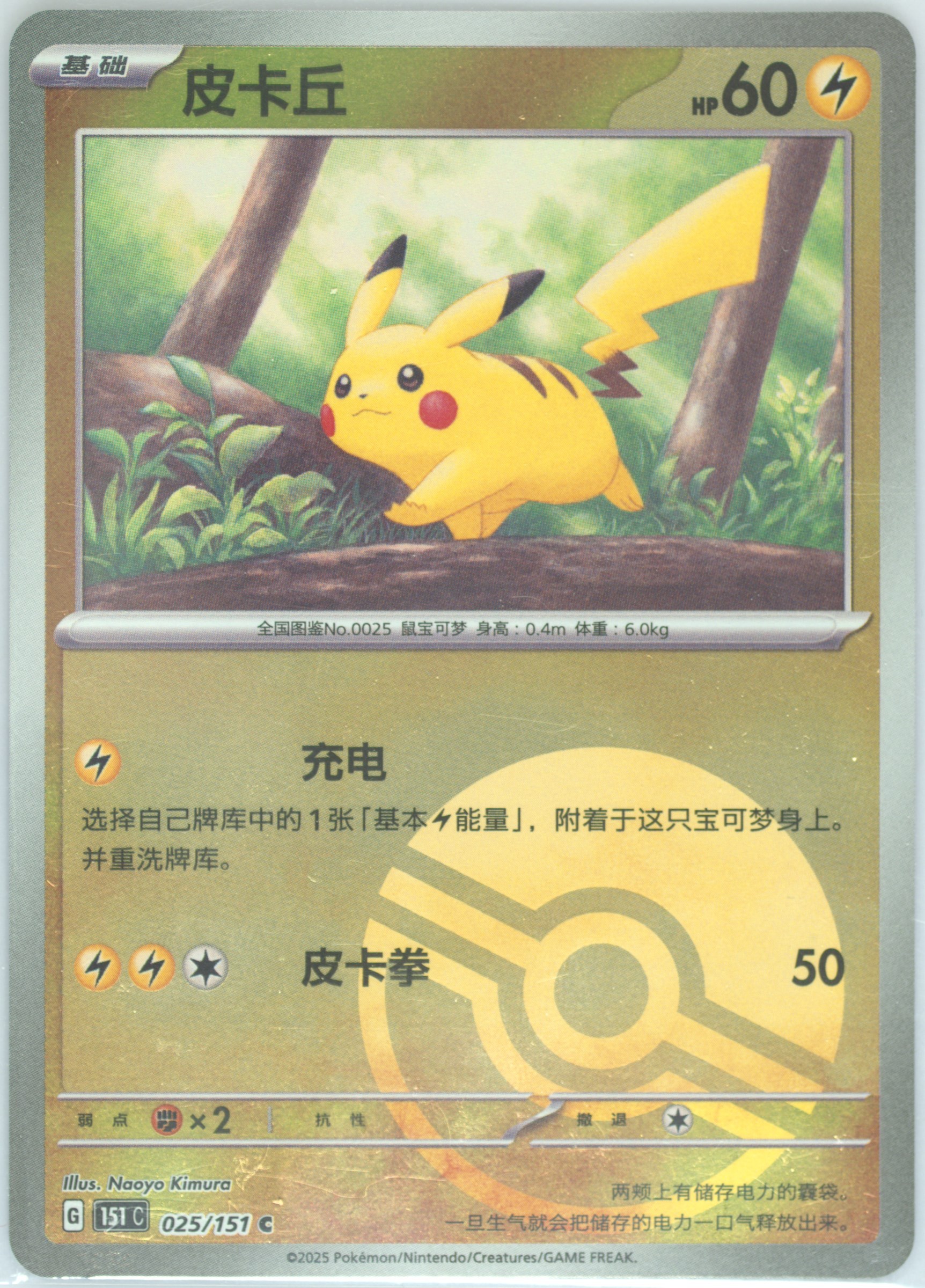 Pikachu #025, Collect 151