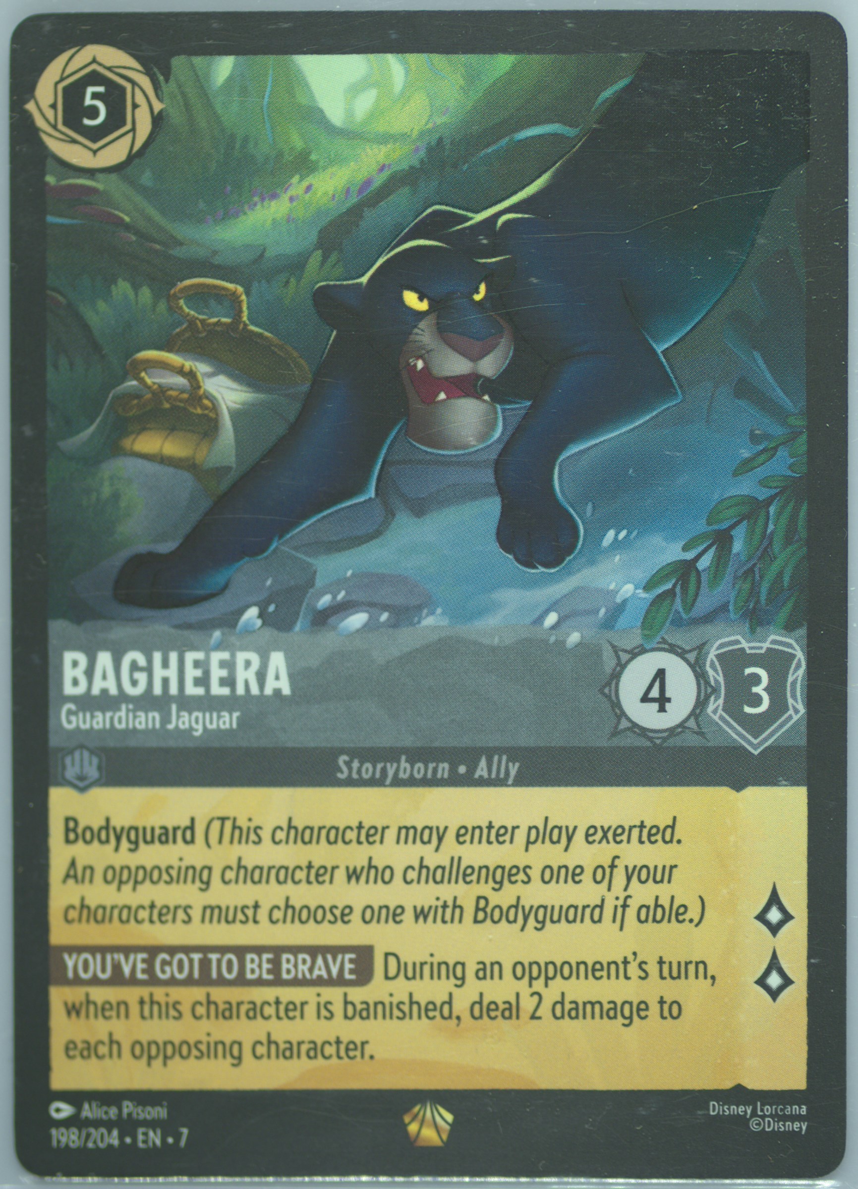 bagheera lorcana card Spec Details