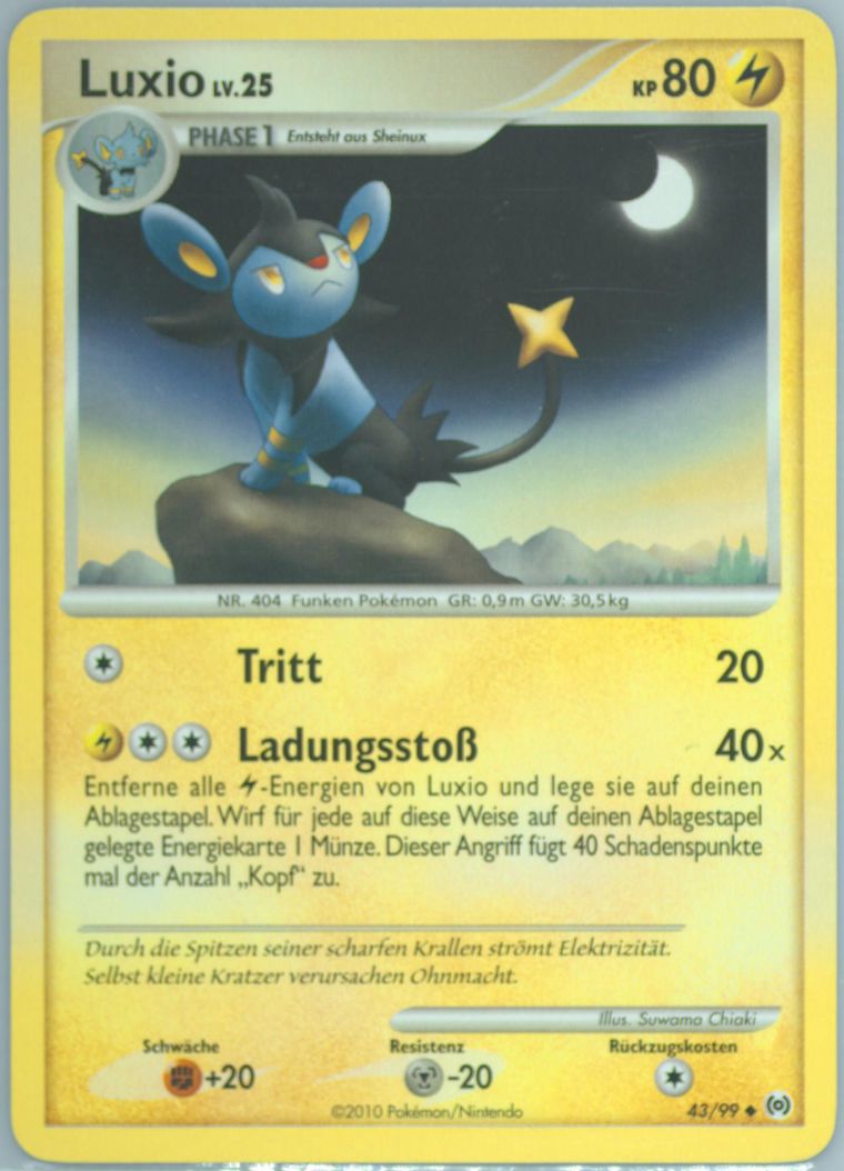 Luxio (Pokemon Platinum Arceus German)