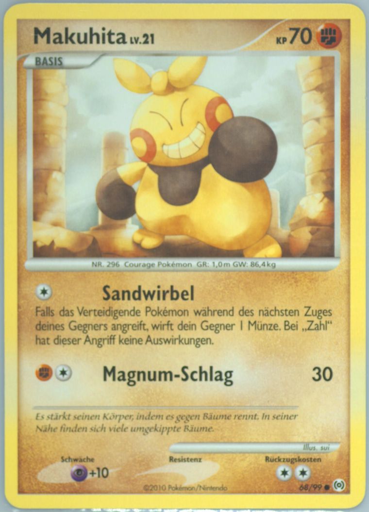 Makuhita (Pokemon Platinum Arceus German)