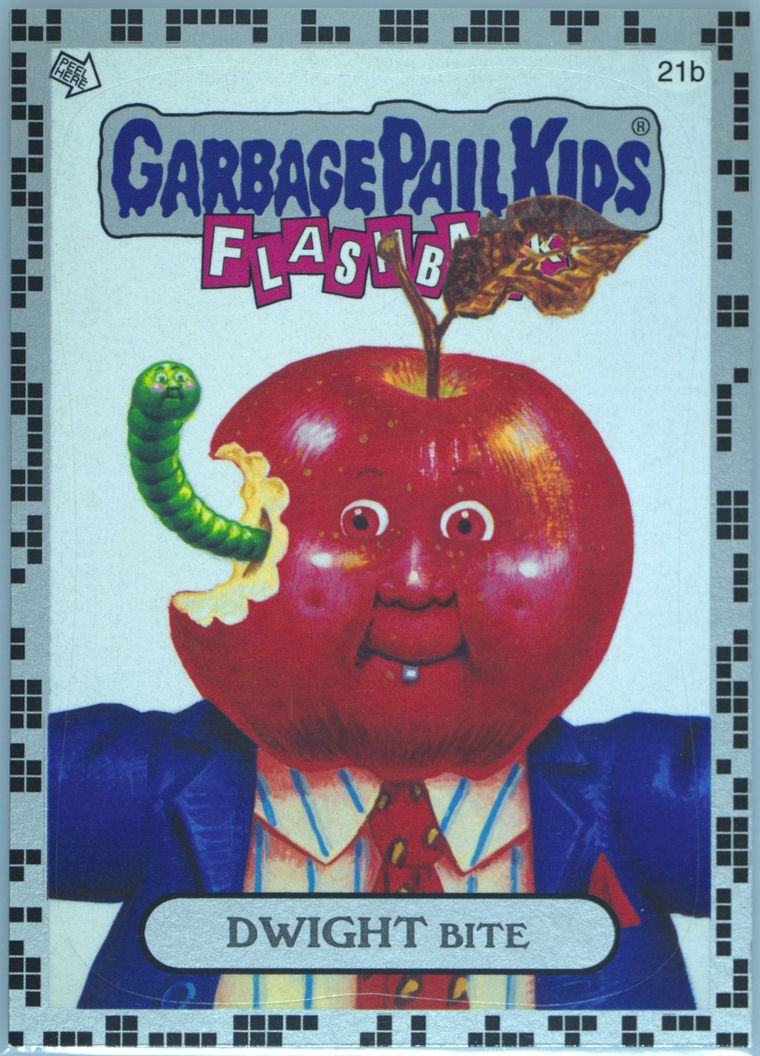 2011 Topps 2011 Garbage Pail Kids Flashback Series 2 Silver #21b Dwight Bite front