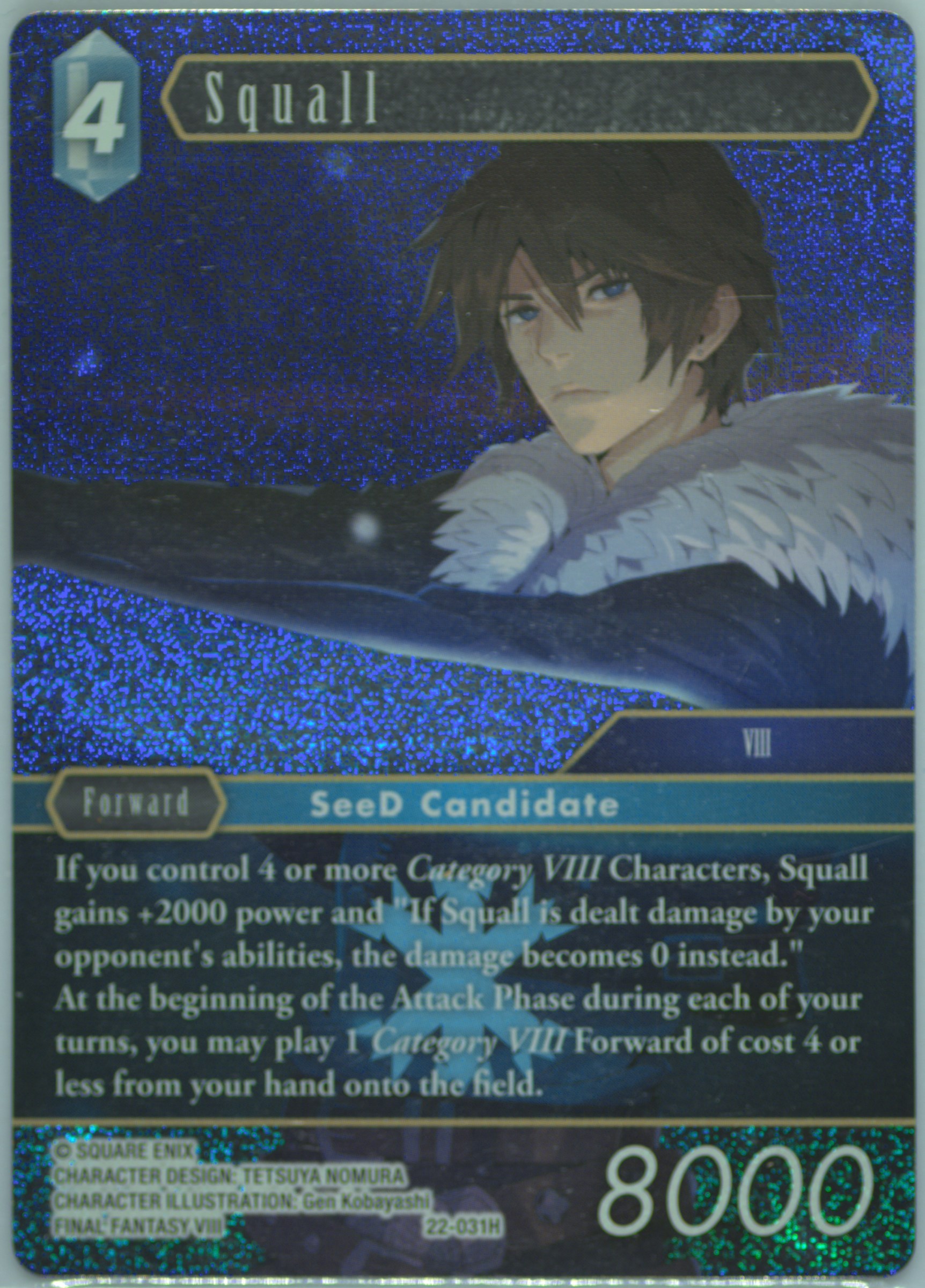 FFTCG PSA 10 Sephiroth Full Art 11-138S Opus Foil Final