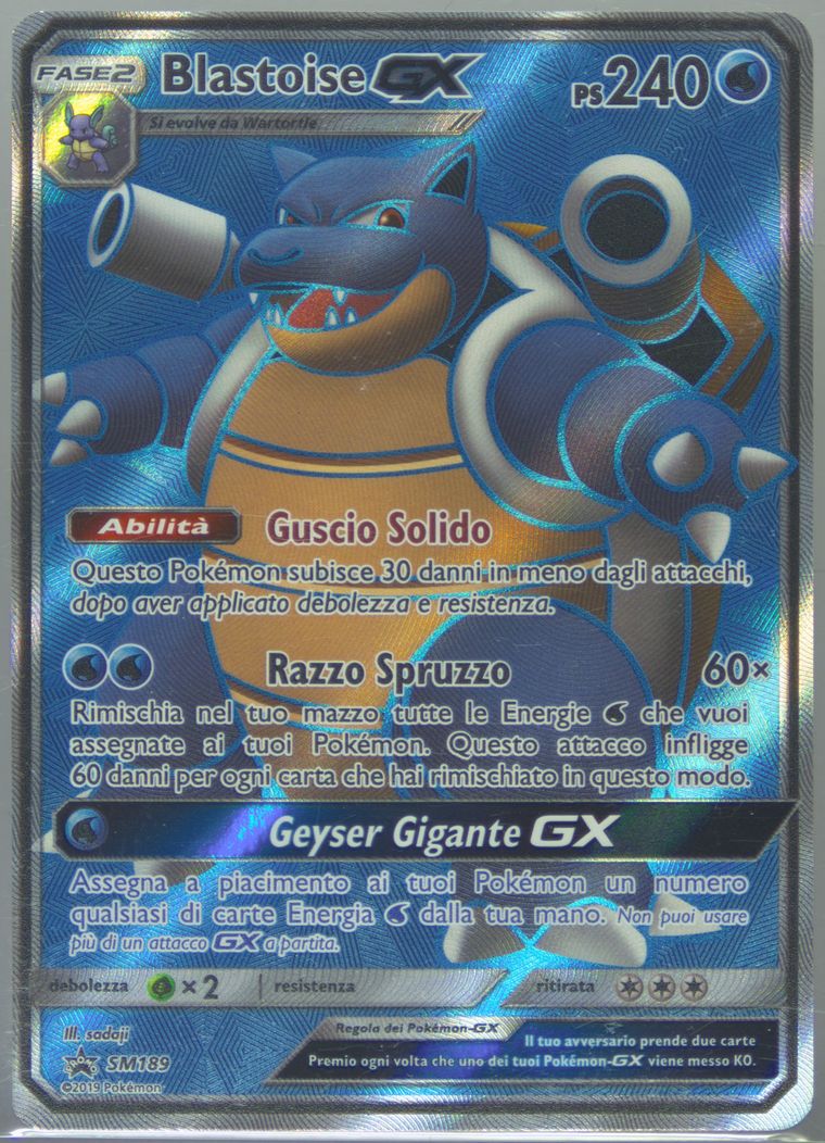 Full Art/Blastoise GX - Sm Promos