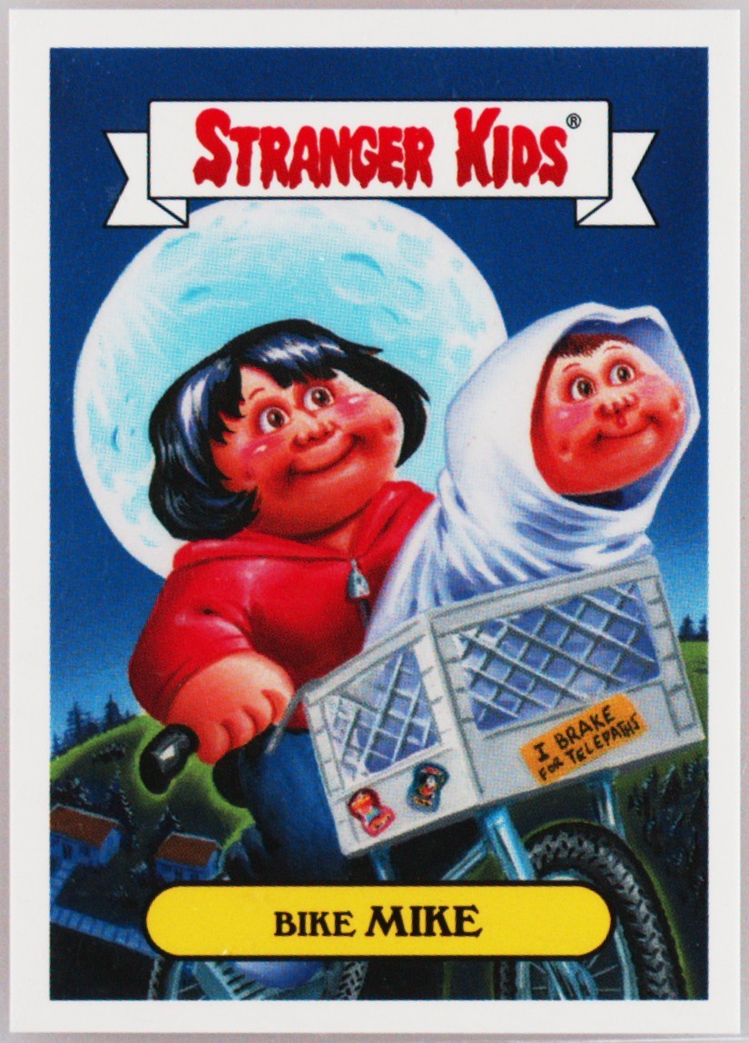 2018 Topps Garbage Pail Kids Stranger Kids Sticker #2b Bike Mike front