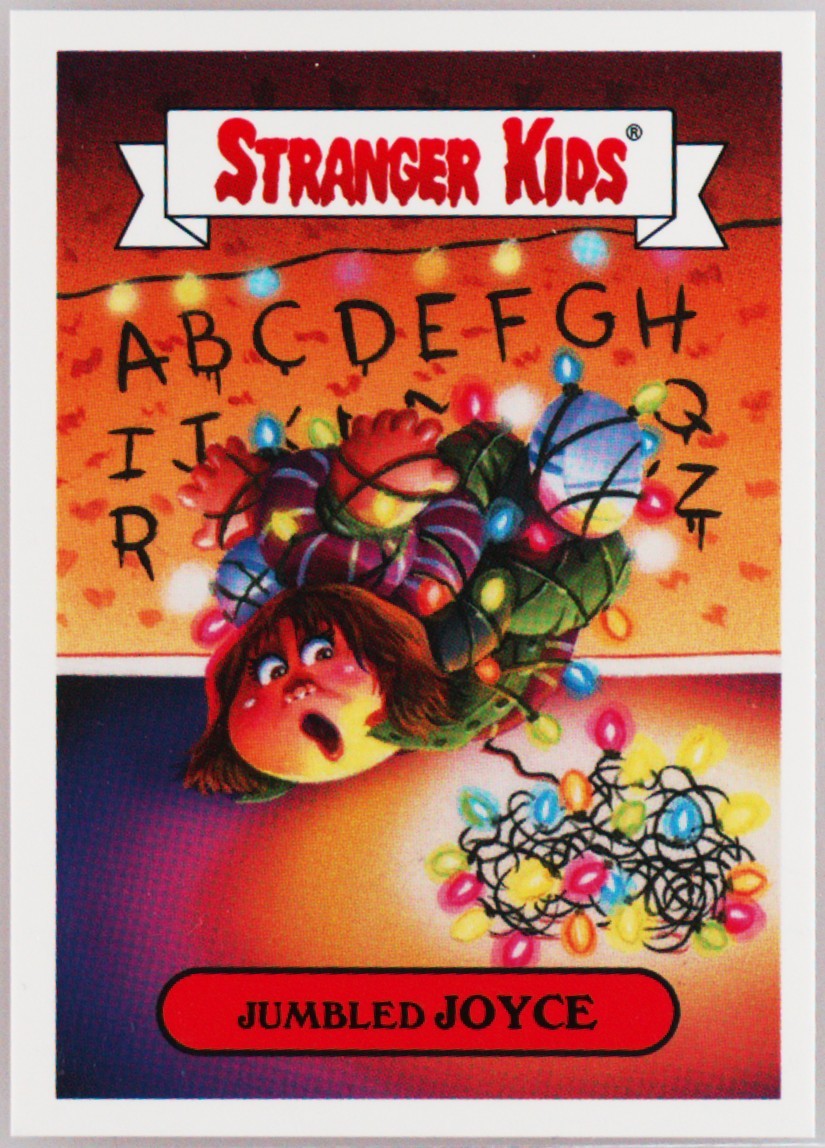 2018 Topps Garbage Pail Kids Stranger Kids Sticker #5a Jumbled Joyce front