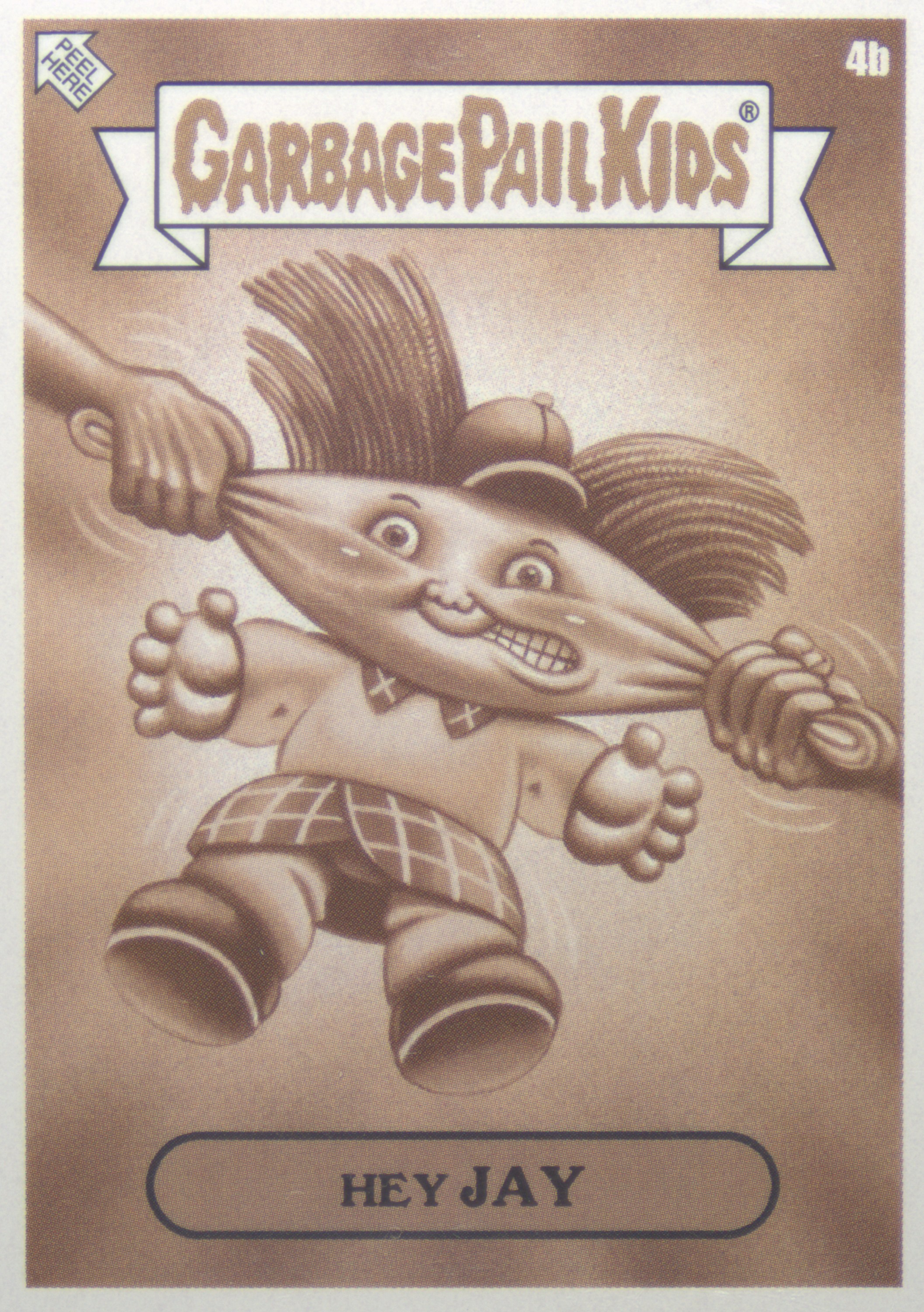 2022 Topps Garbage Pail Kids We Hate the '90s Sepia #4b Hey Jay front