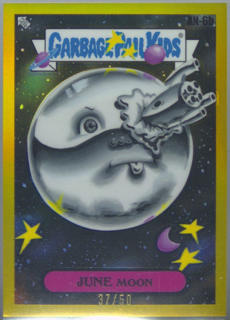 2024 Topps Garbage Pail Kids Chrome Gold #an6b June Moon front