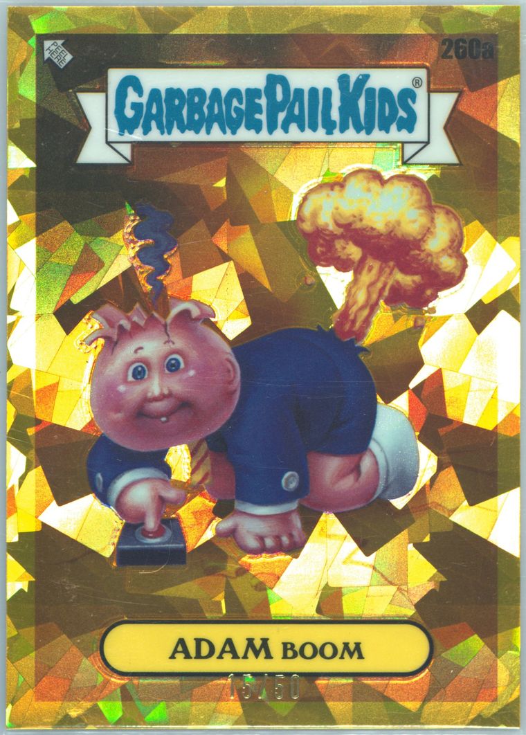 2024 Topps Garbage Pail Kids Sapphire Edition Gold #260a Adam Boom Gold front