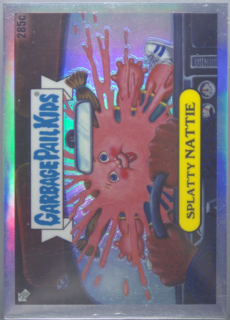 2024 Topps Chrome Garbage Pail Kids Original Series 7 #285c Splatty Nattie front