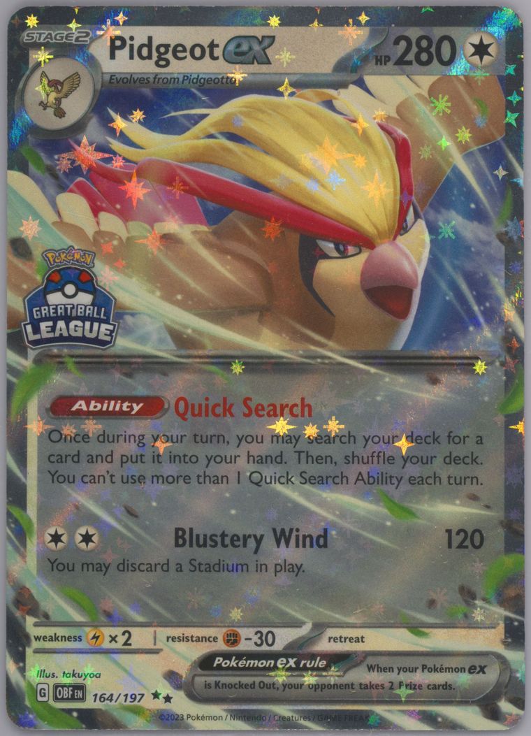 Pidgeot EX (Obsidian Flames)