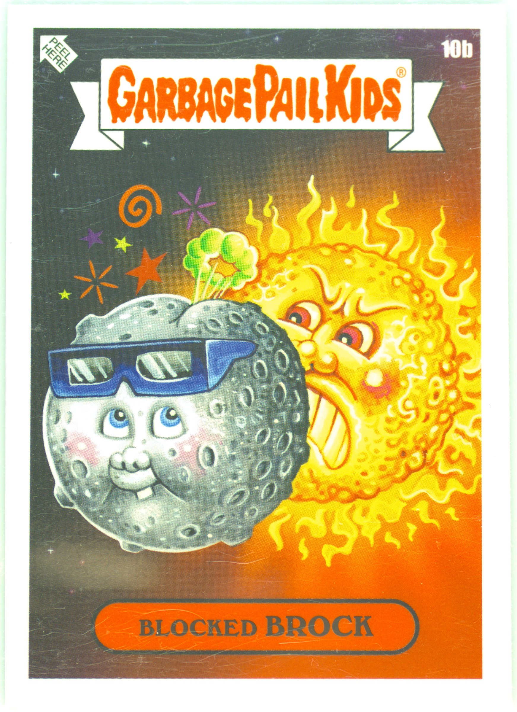 2024 Topps Garbage Pail Kids Media Menace #10b Blocked Brock front