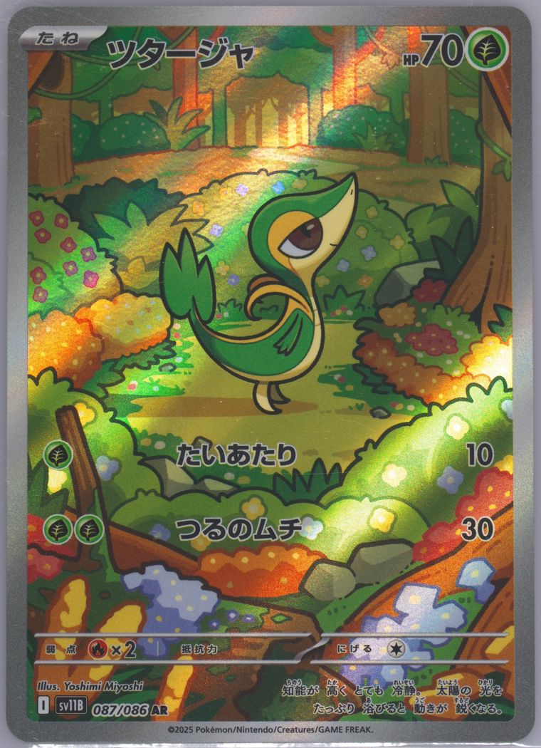 Snivy (Japanese SV11B: Black Bolt)