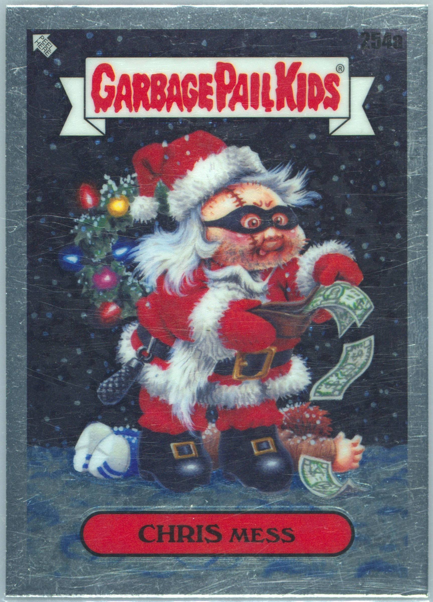 2024 Topps Chrome Garbage Pail Kids Original Series 7 #254a Chris Mess front