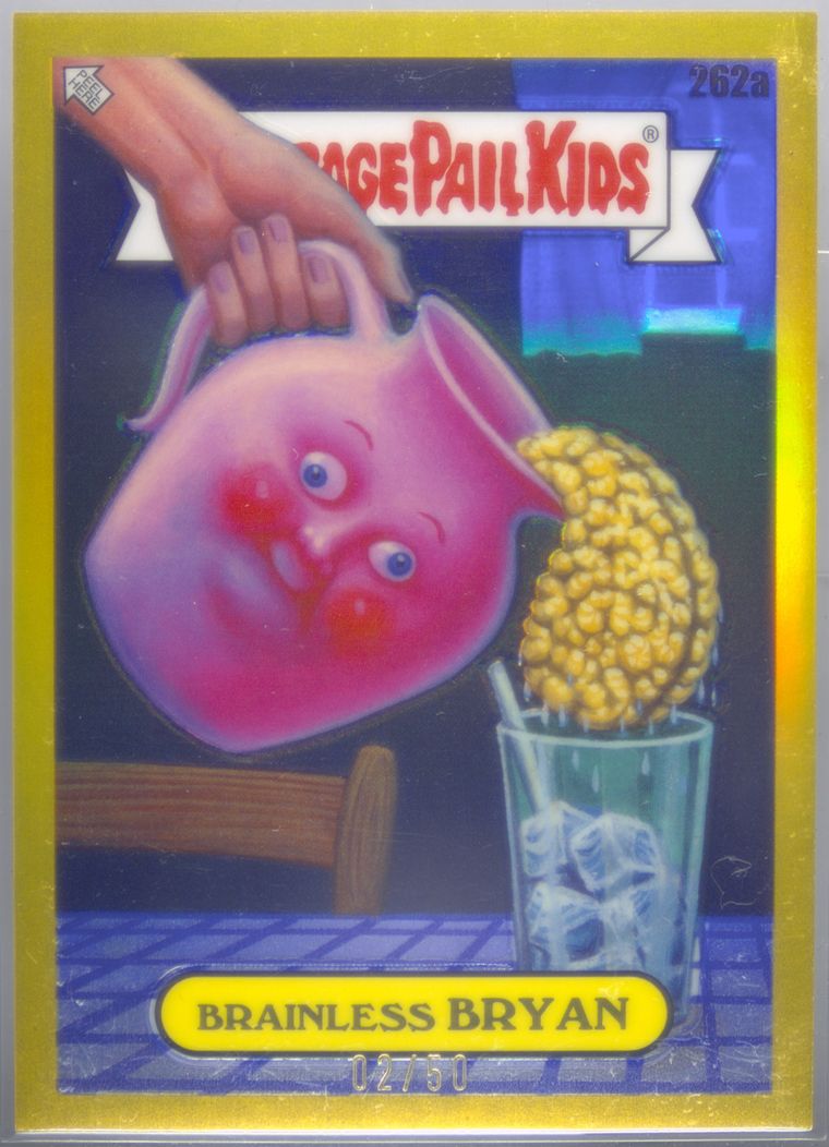 Brainless Bryan #262a Gold Refractor