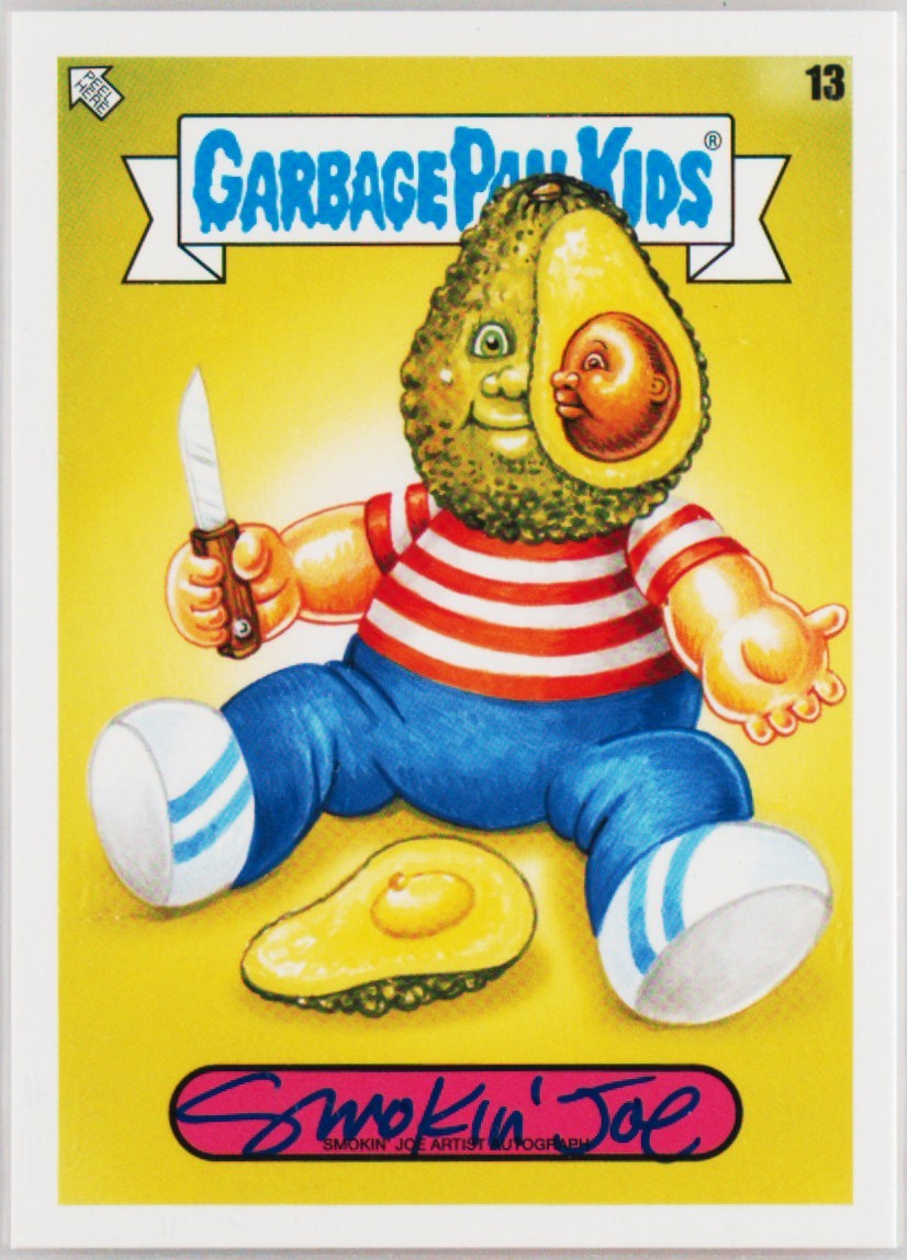 2021 Topps Garbage Pail Kids Food Fight Artist Autographs #13 Smokin' Joe front