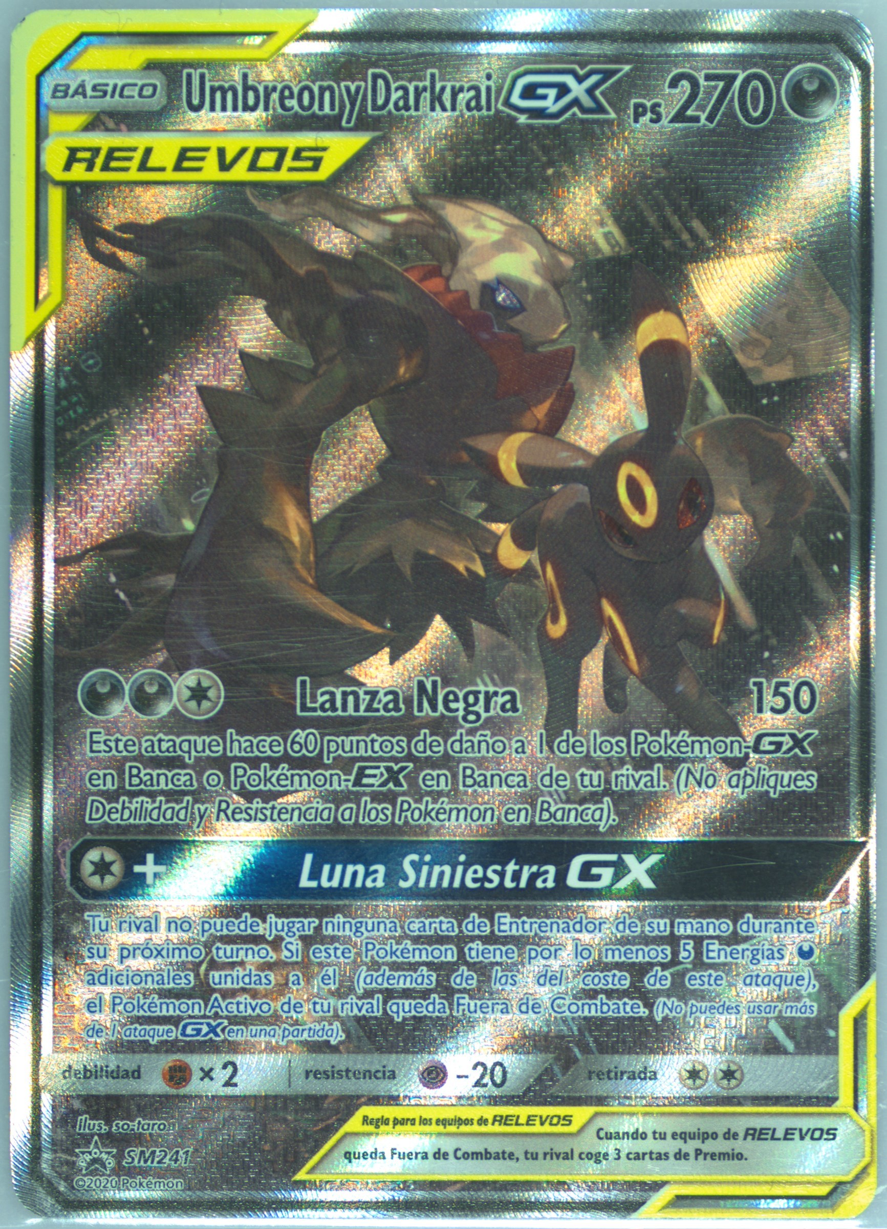 pokemon cards umbreon and darkrai & GX PSA 10 Soars to $2,800! The SM241 Tag Team Promo just sold on #eBay for $2,800 This card is notoriously tough to gem, the packaging it Attack 1 Umbreon & Darkrai GX -