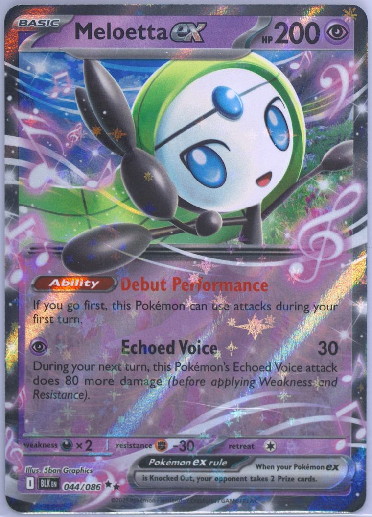 Meloetta EX (Black Bolt)
