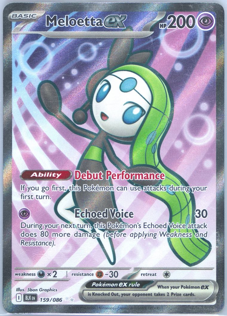 Meloetta EX (Black Bolt)