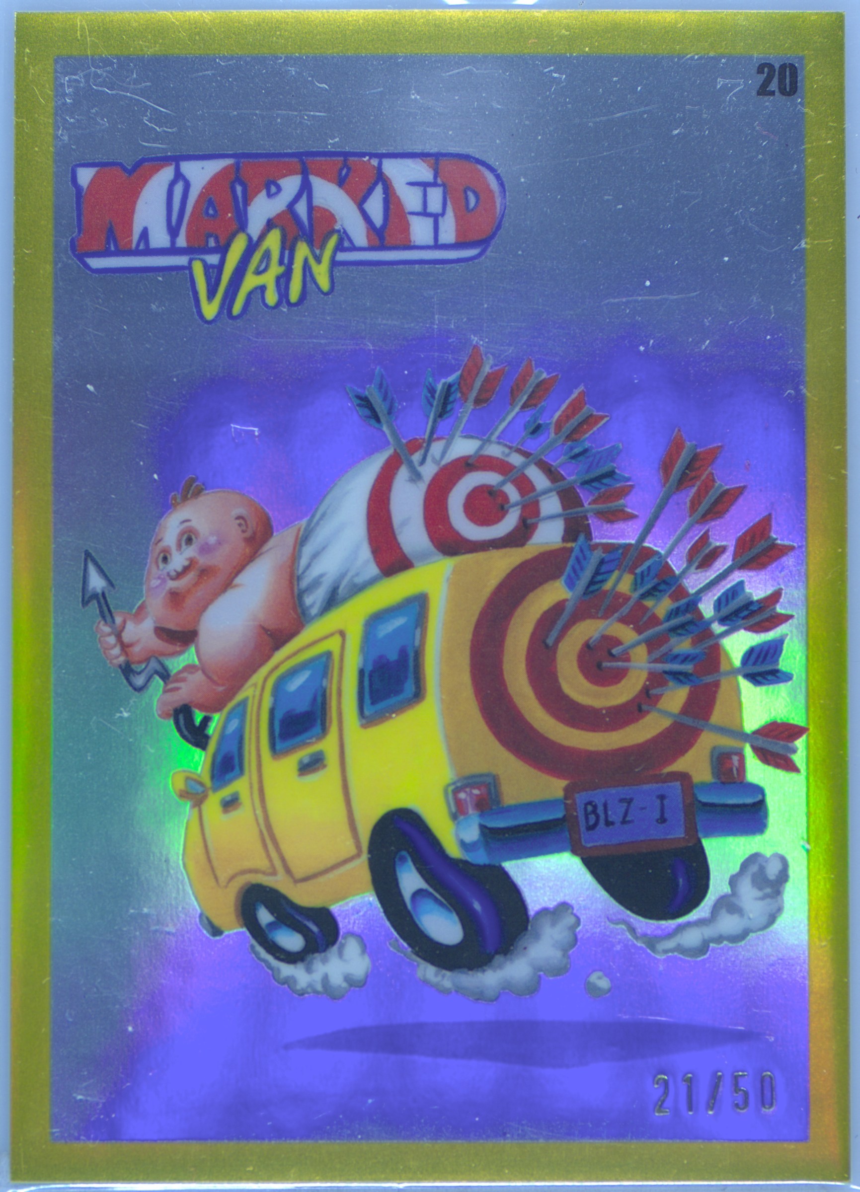 Marked Van