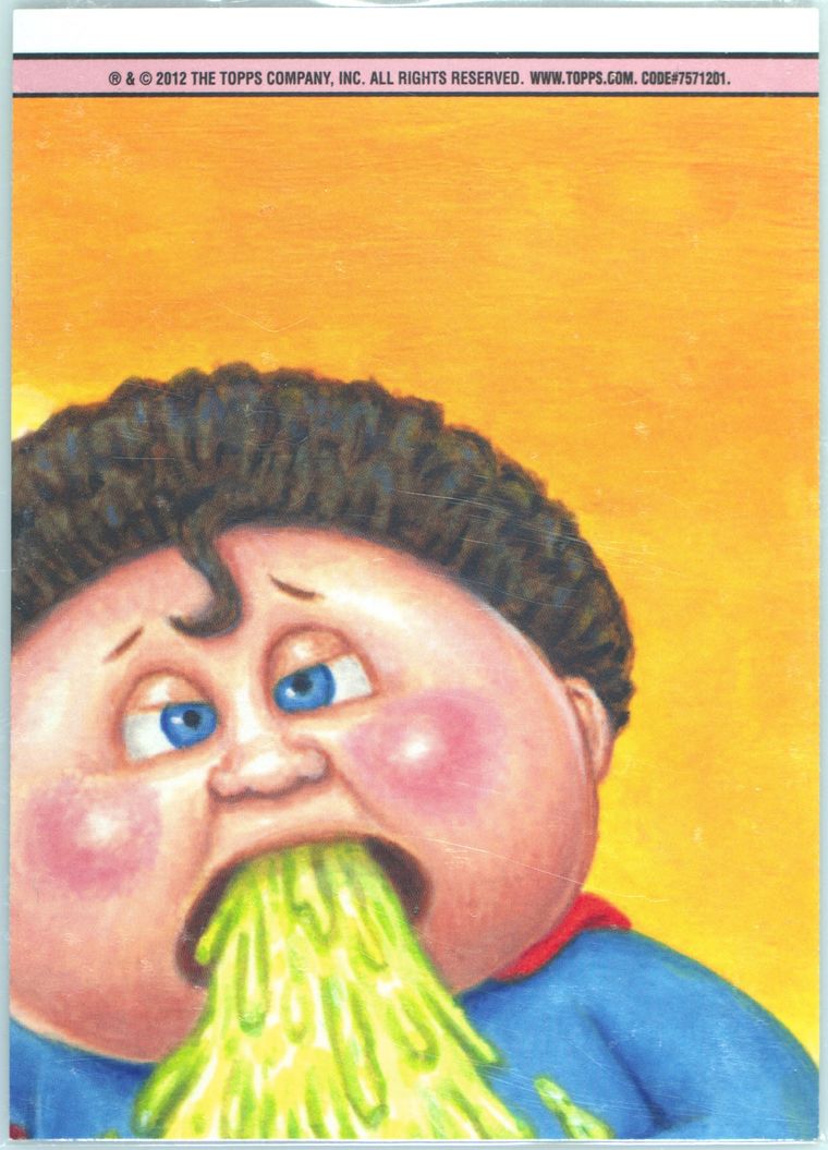 2012 Topps Garbage Pail Kids Brand New Series #38b Lightning Les front