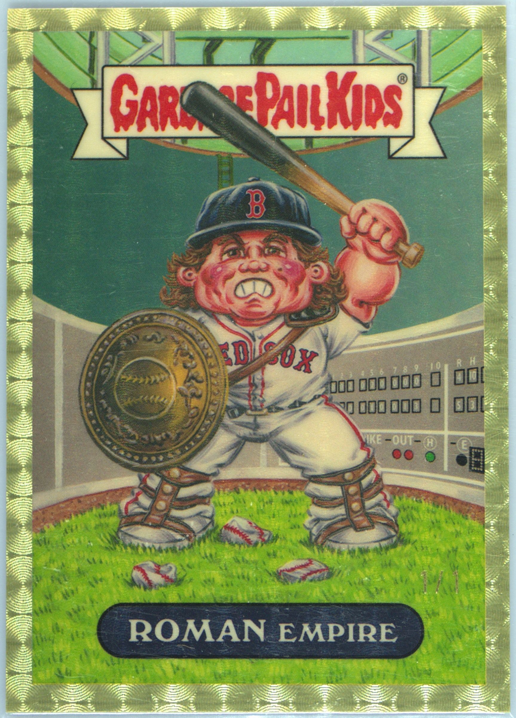 2025 Bowman Chrome Bowman GPK #BGP-9 Roman Anthony Roman Empire — Superfractor PSA 9