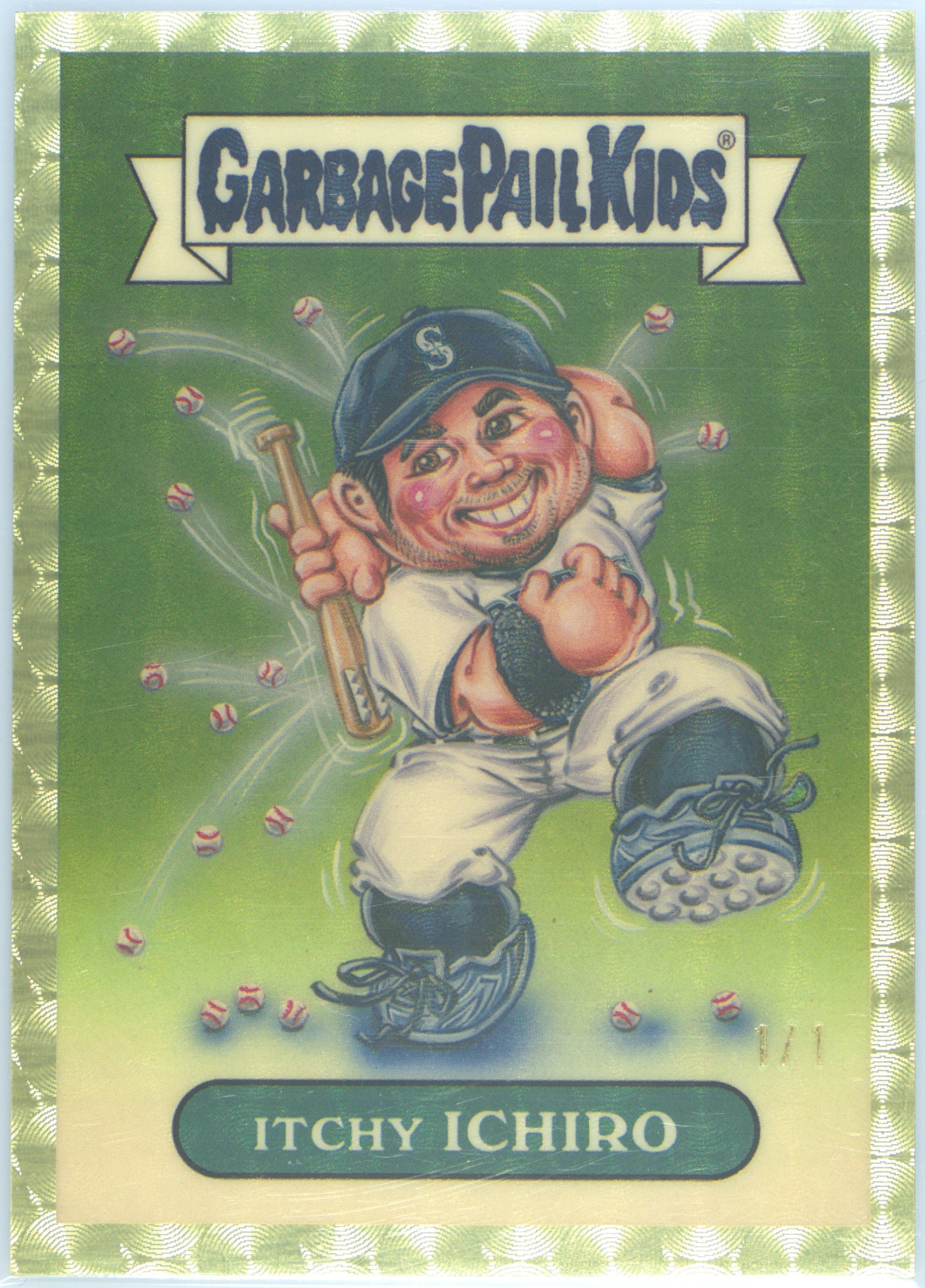 2025 BOWMAN CHROME BOWMAN GPK #BGP-41 ITCHY ICHIRO — Superfractor 1/1 PSA 10