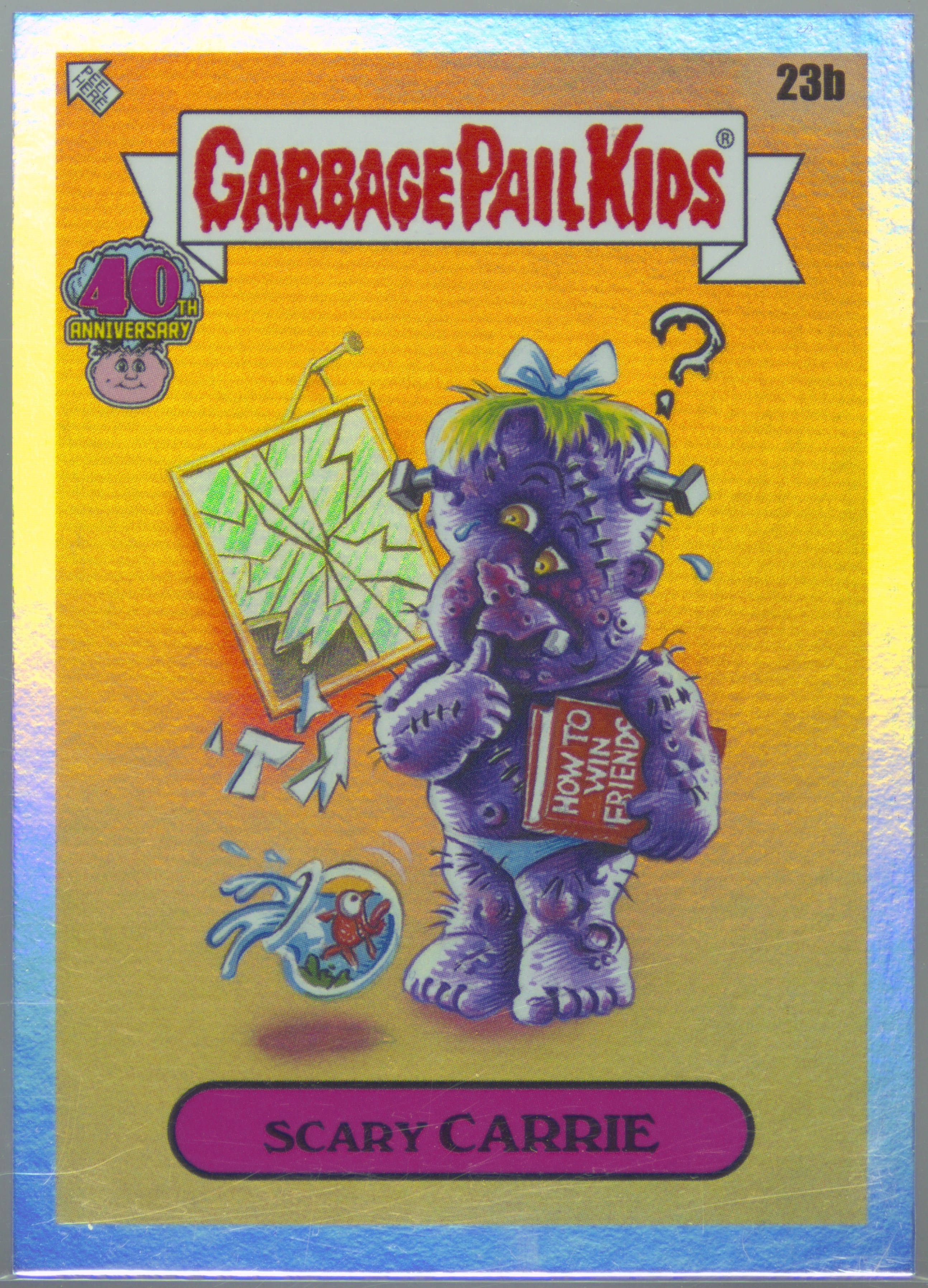 2025 Topps Worst Of Garbage Pail Kids 40th Anniversary #23b Scary Carrie front