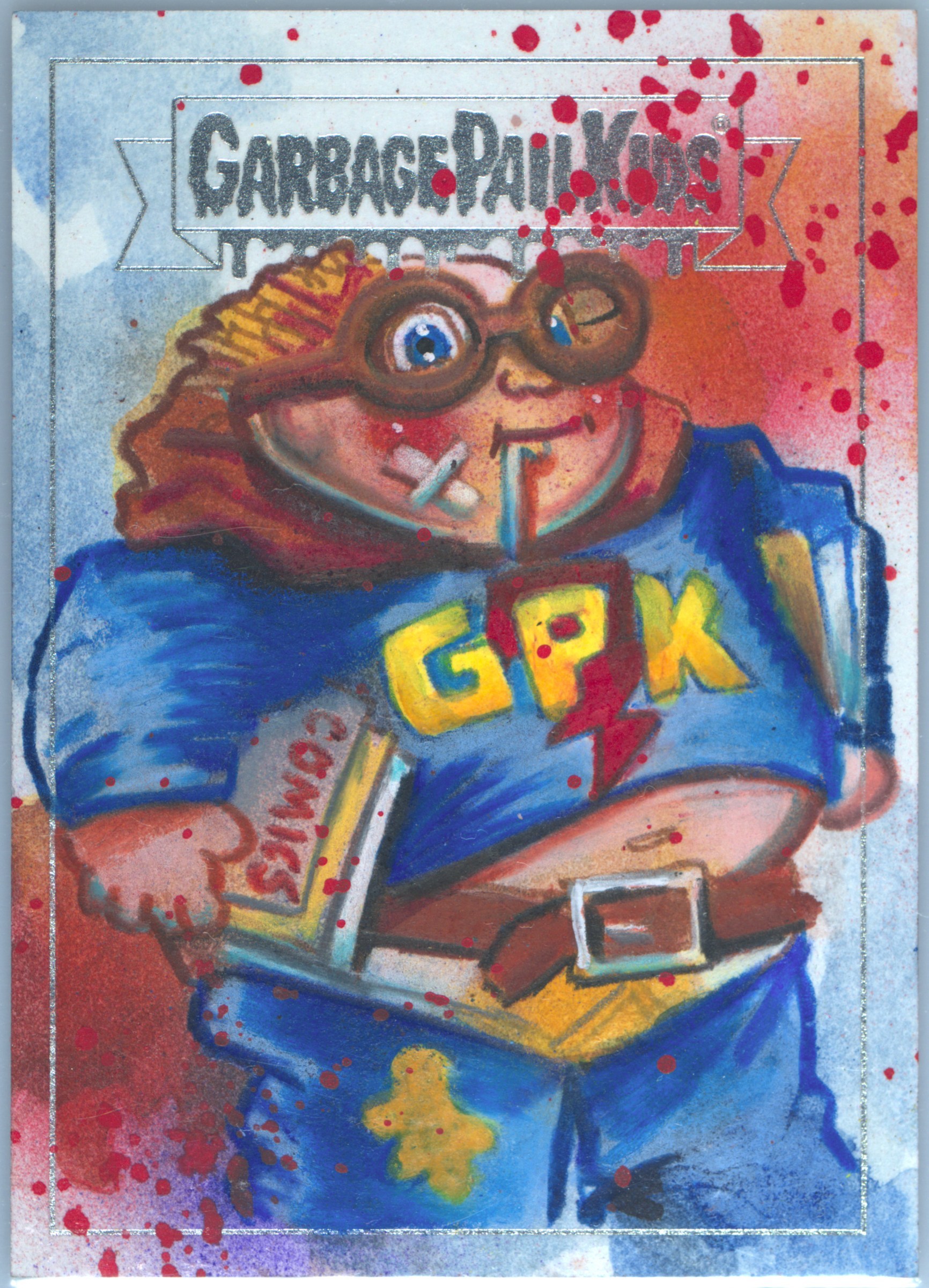 2024-2025 Topps Garbage Pail Kids Sketch Card Gavin Williams front